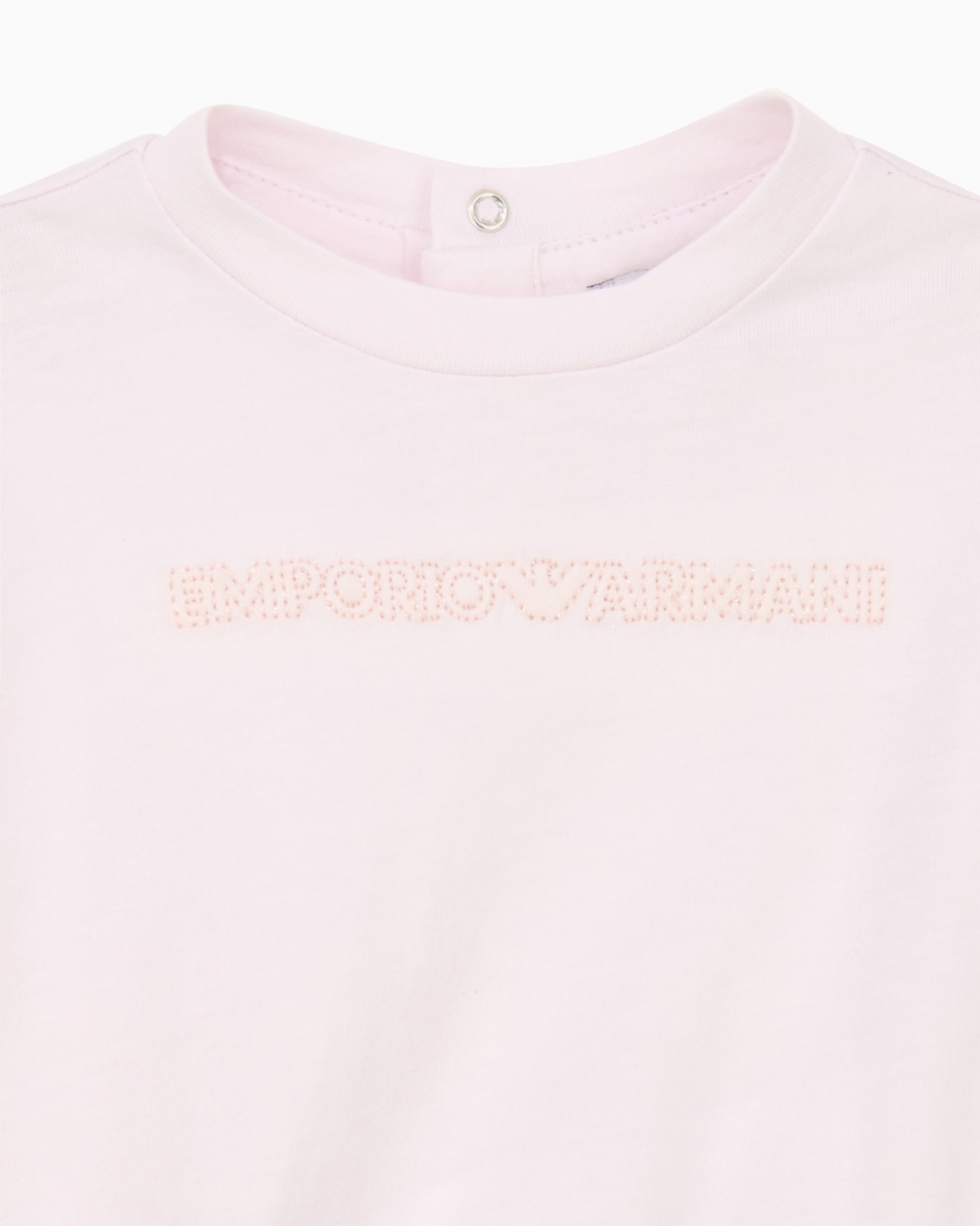 T-shirt in stretch jersey with embroidered logo Slide 1