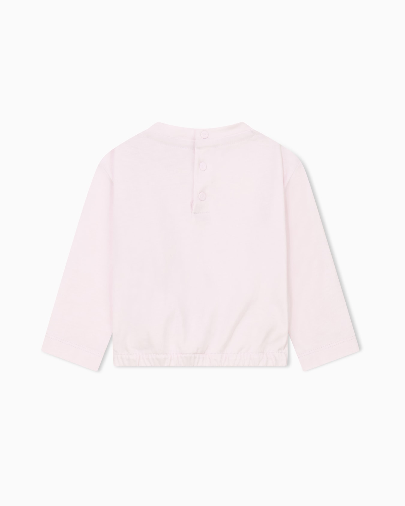 T-shirt in stretch jersey with embroidered logo Slide 2