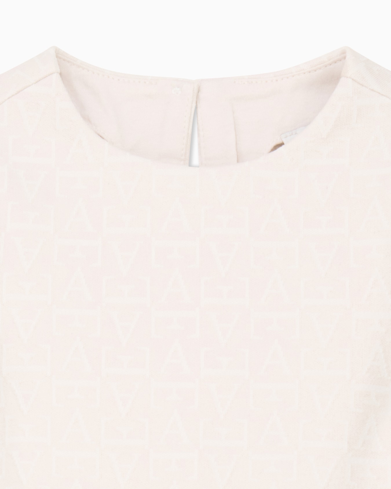 Dress in jacquard double jersey with flared hem Slide 1