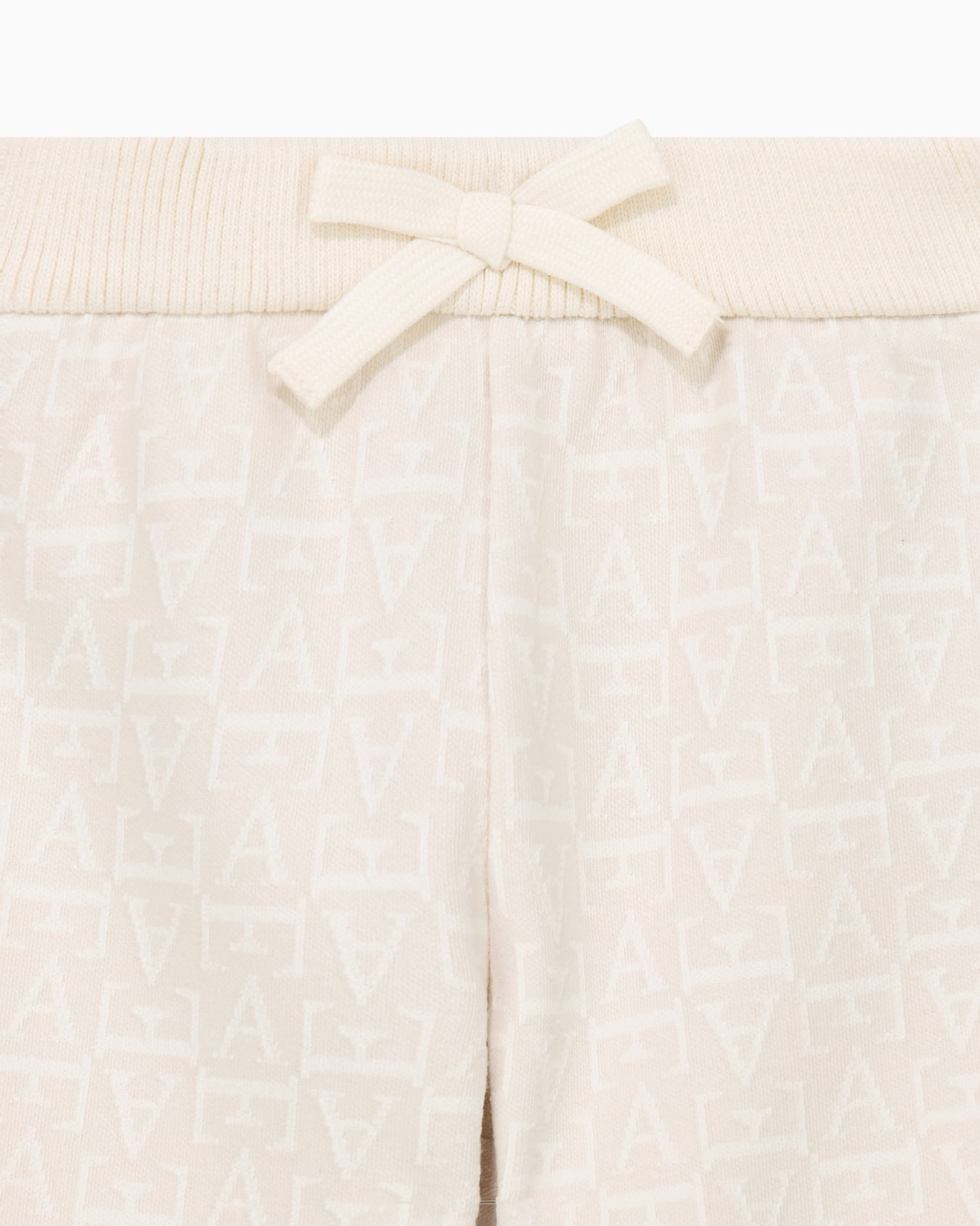 Trousers in jacquard double jersey with all-over monogram 슬라이드 1