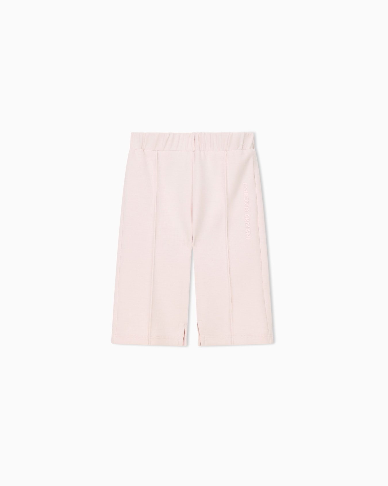 Jersey trousers with a side logo and an elastic waistband Slide 0