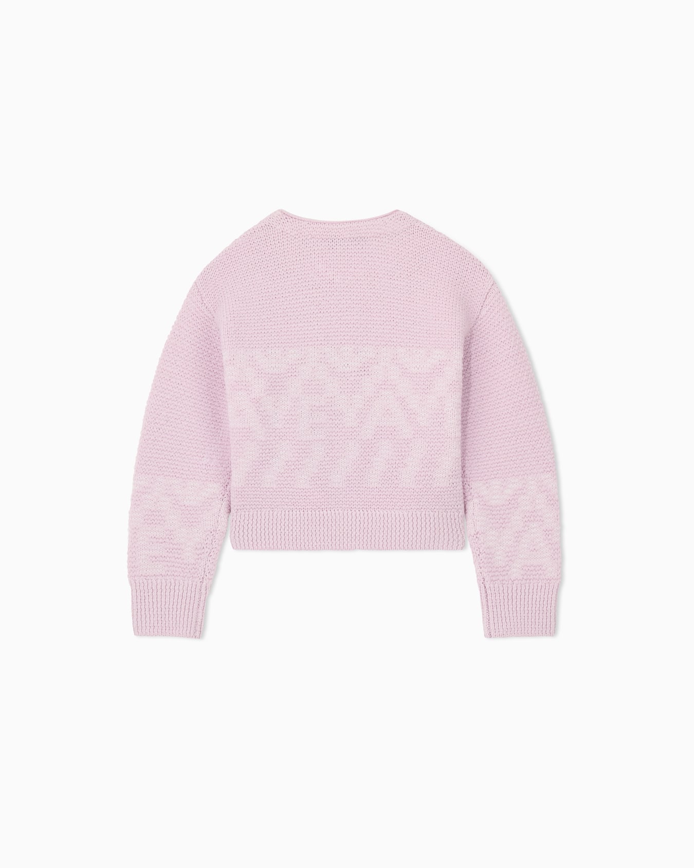 Cardigan in textured knit with a V-neck Slide 2