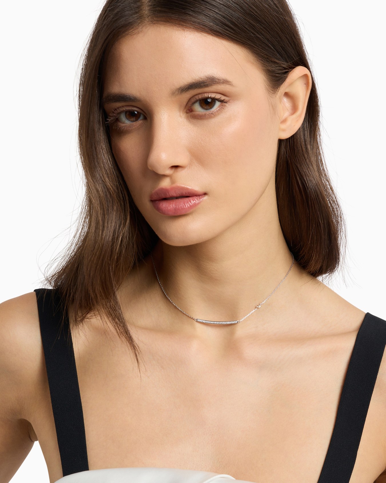 Sterling Silver ID Necklace Slide 1