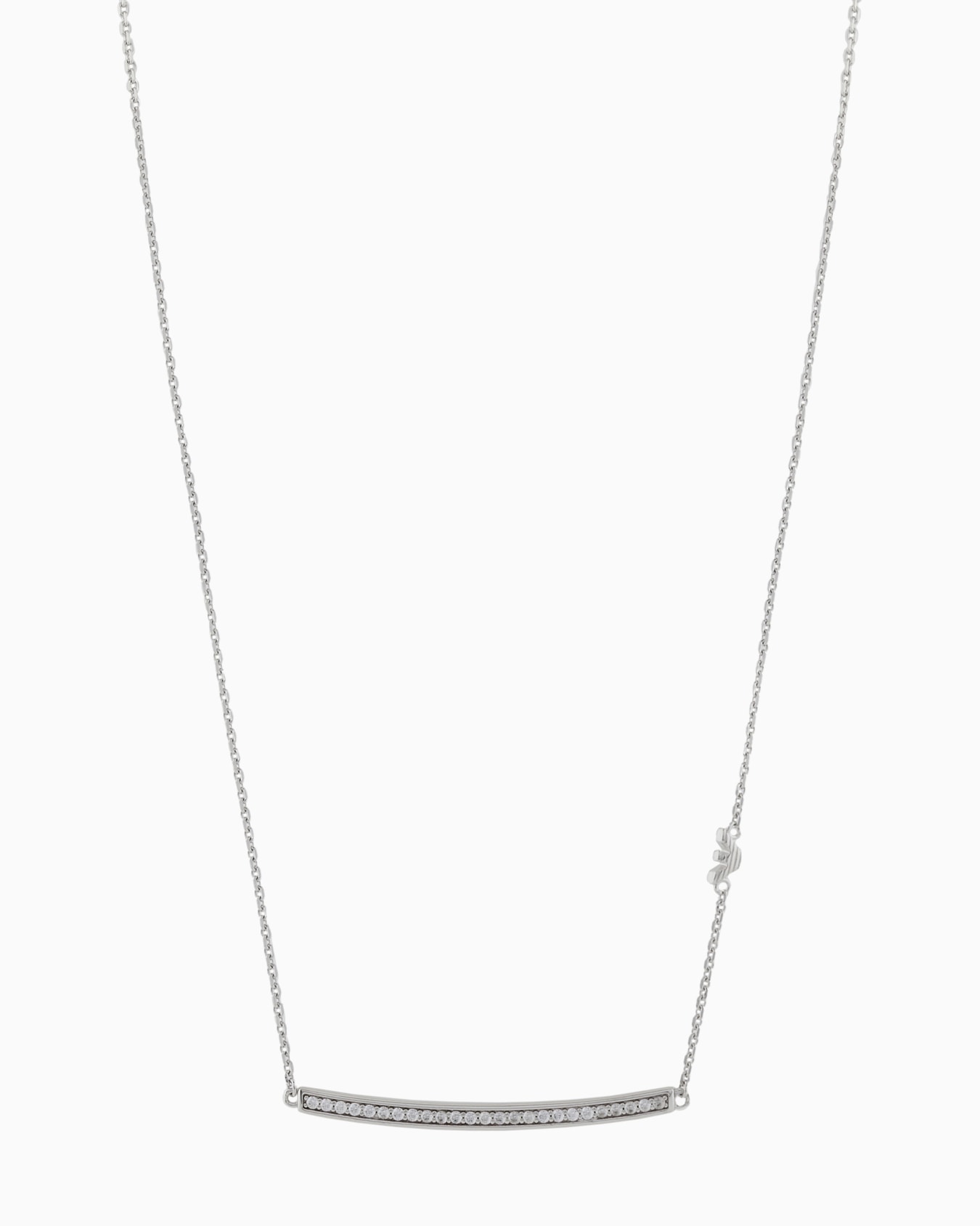 Sterling Silver ID Necklace Slide 0