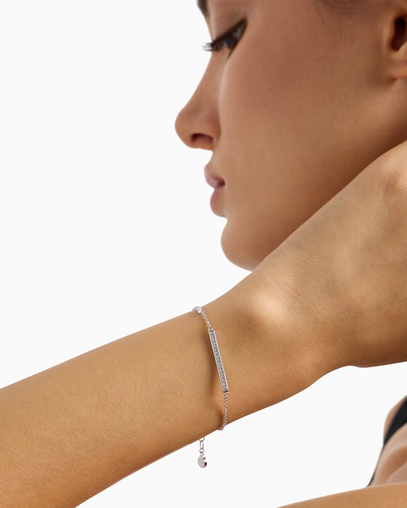  Pulsera de plata de ley Diapositiva 1