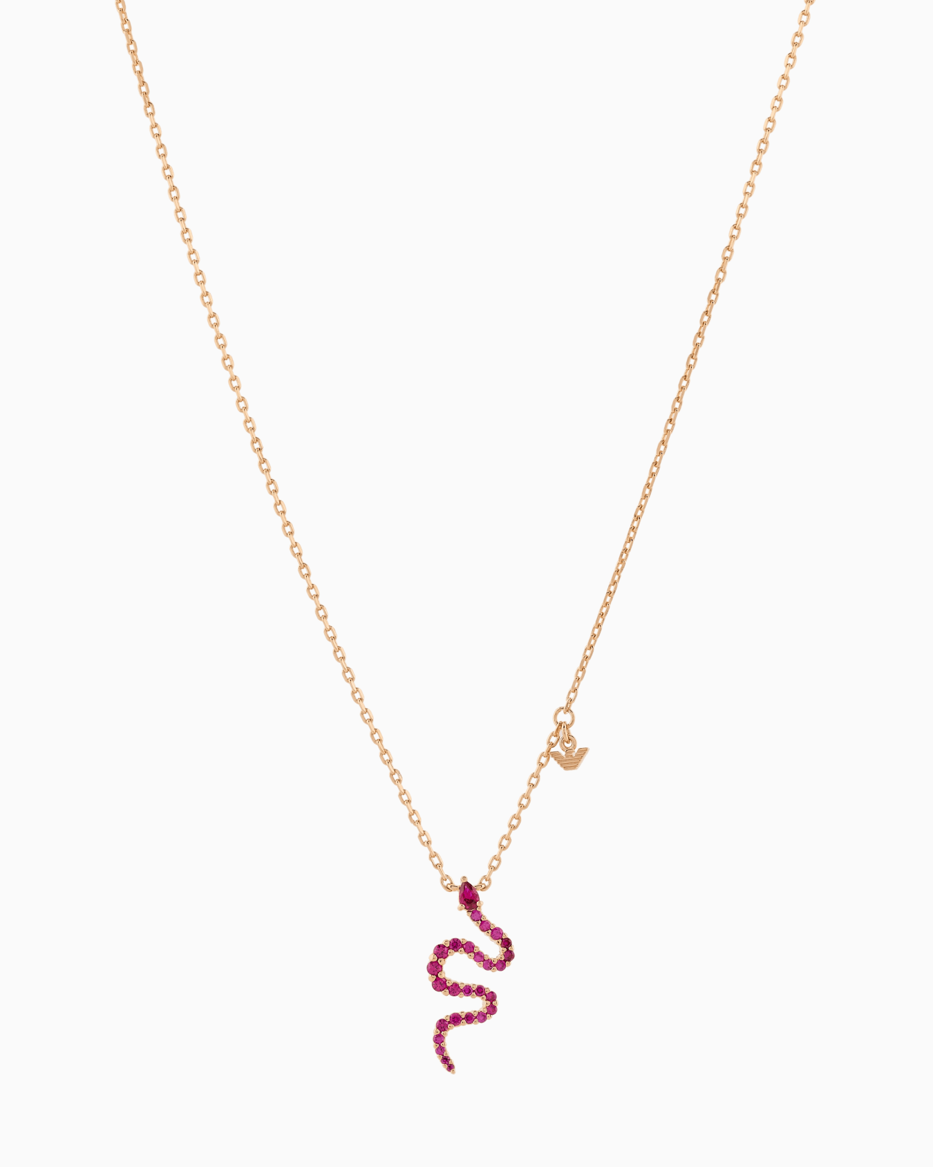  Collier pendentif en argent sterling plaqué or rose 14 ct Diapositive 0