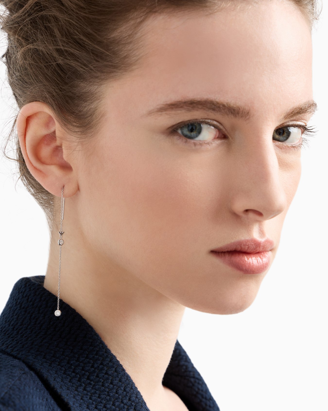  Sterling Silver Drop Earrings Slide 1