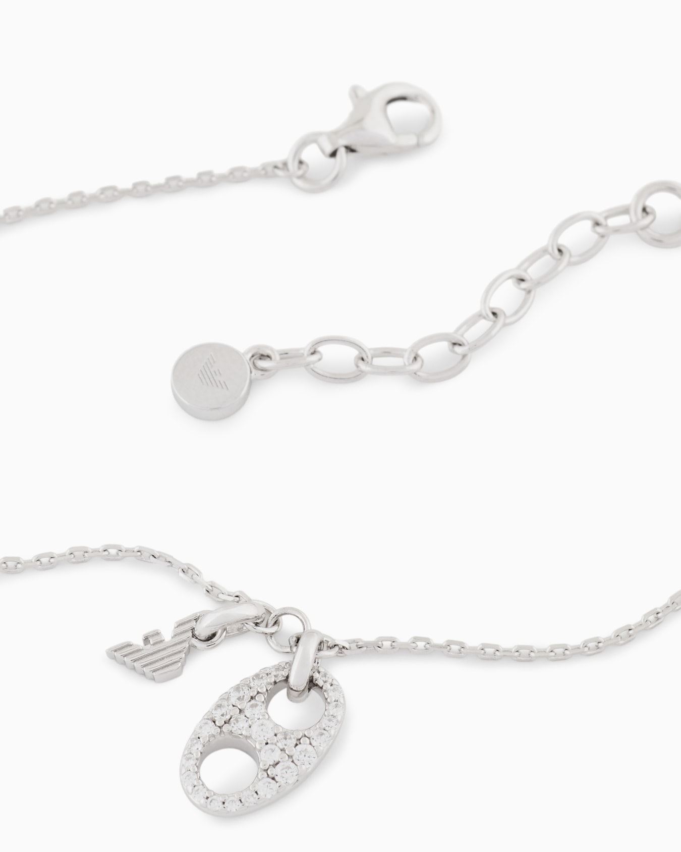 Pulsera con colgante de plata de ley Diapositiva 2