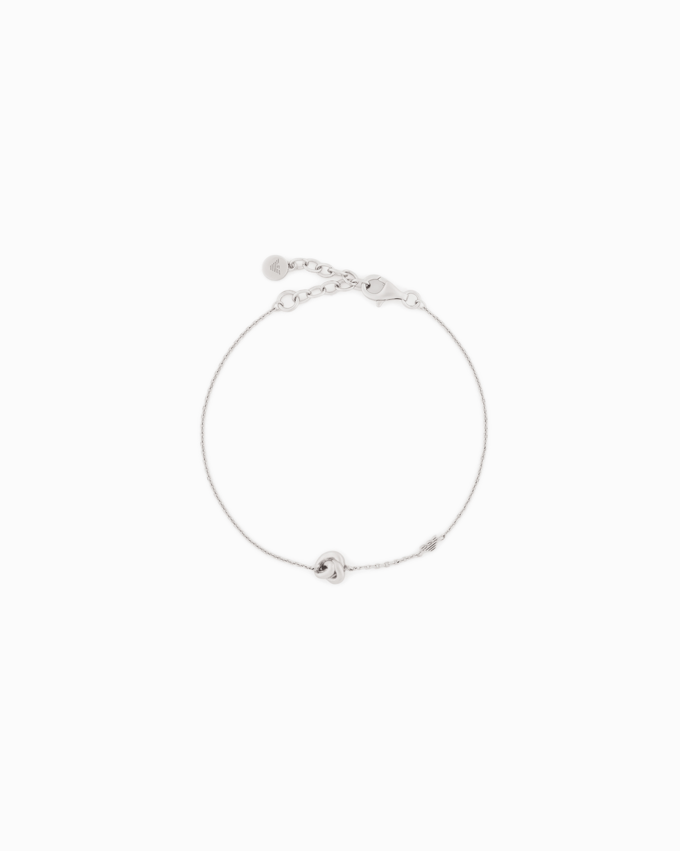  Sterling Silver Knot Bracelet Slide 0
