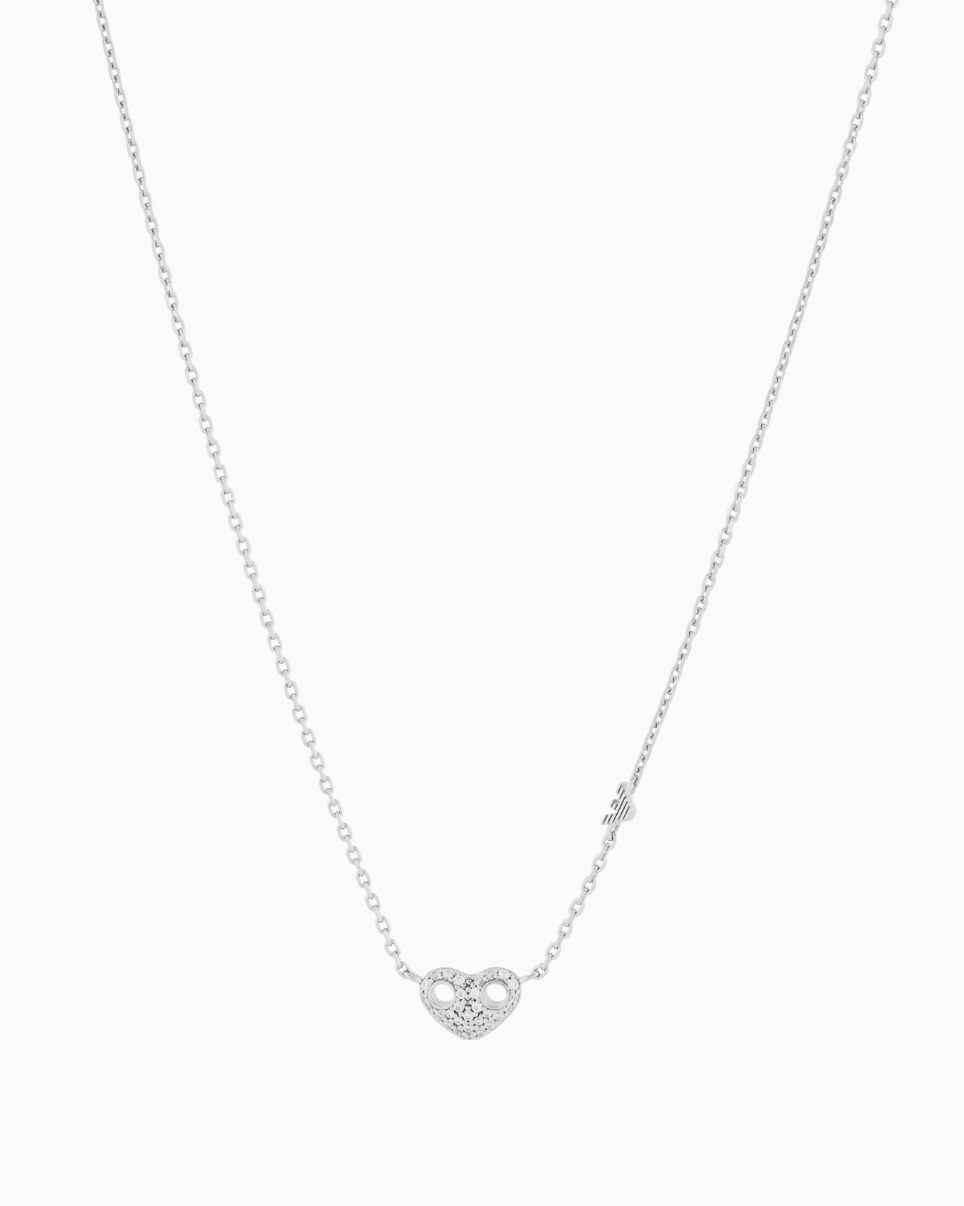 Collana a cuore in argento sterling Slide 0