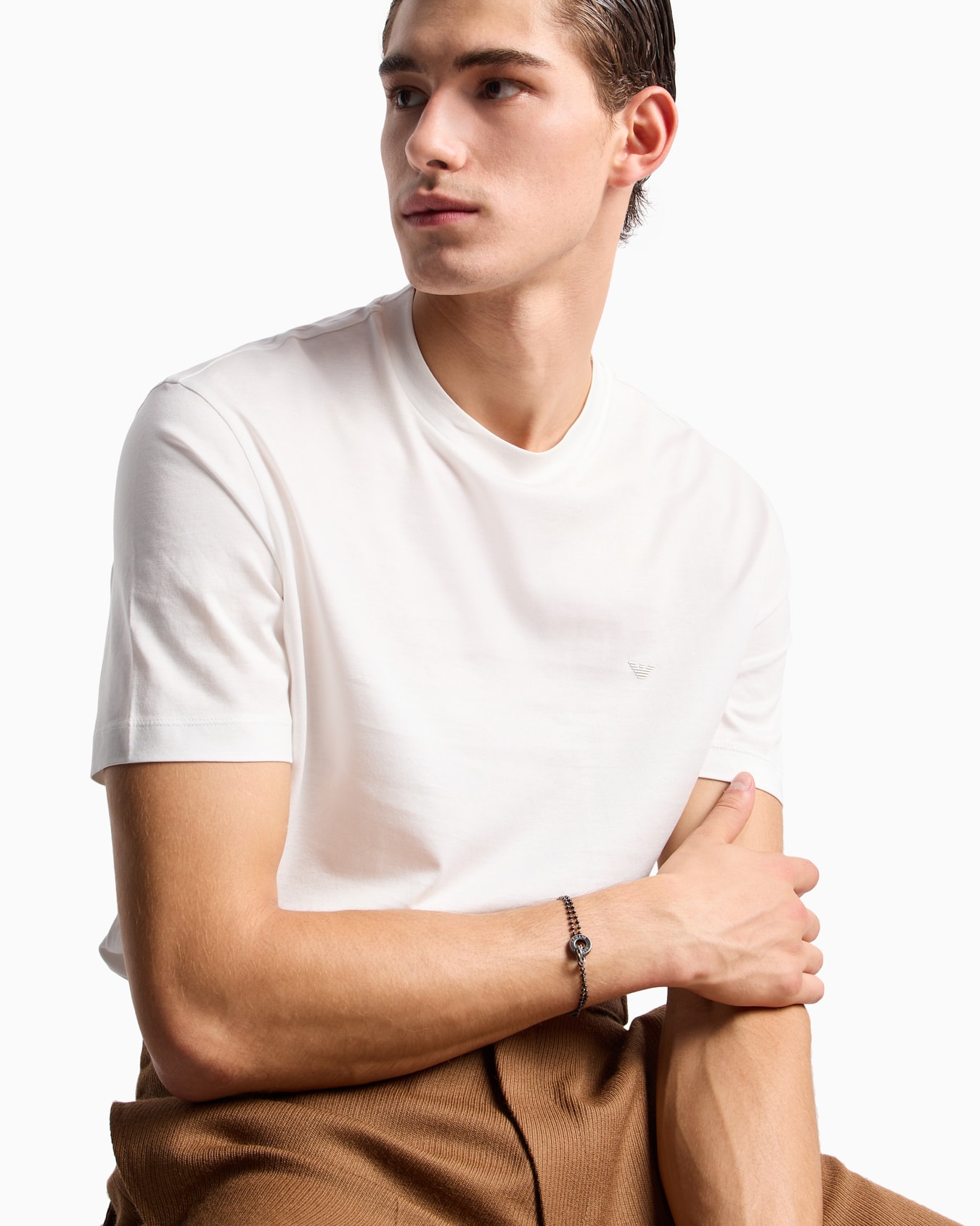  Stainless Steel in Blacken Finishing Chain Bracelet Slide 1