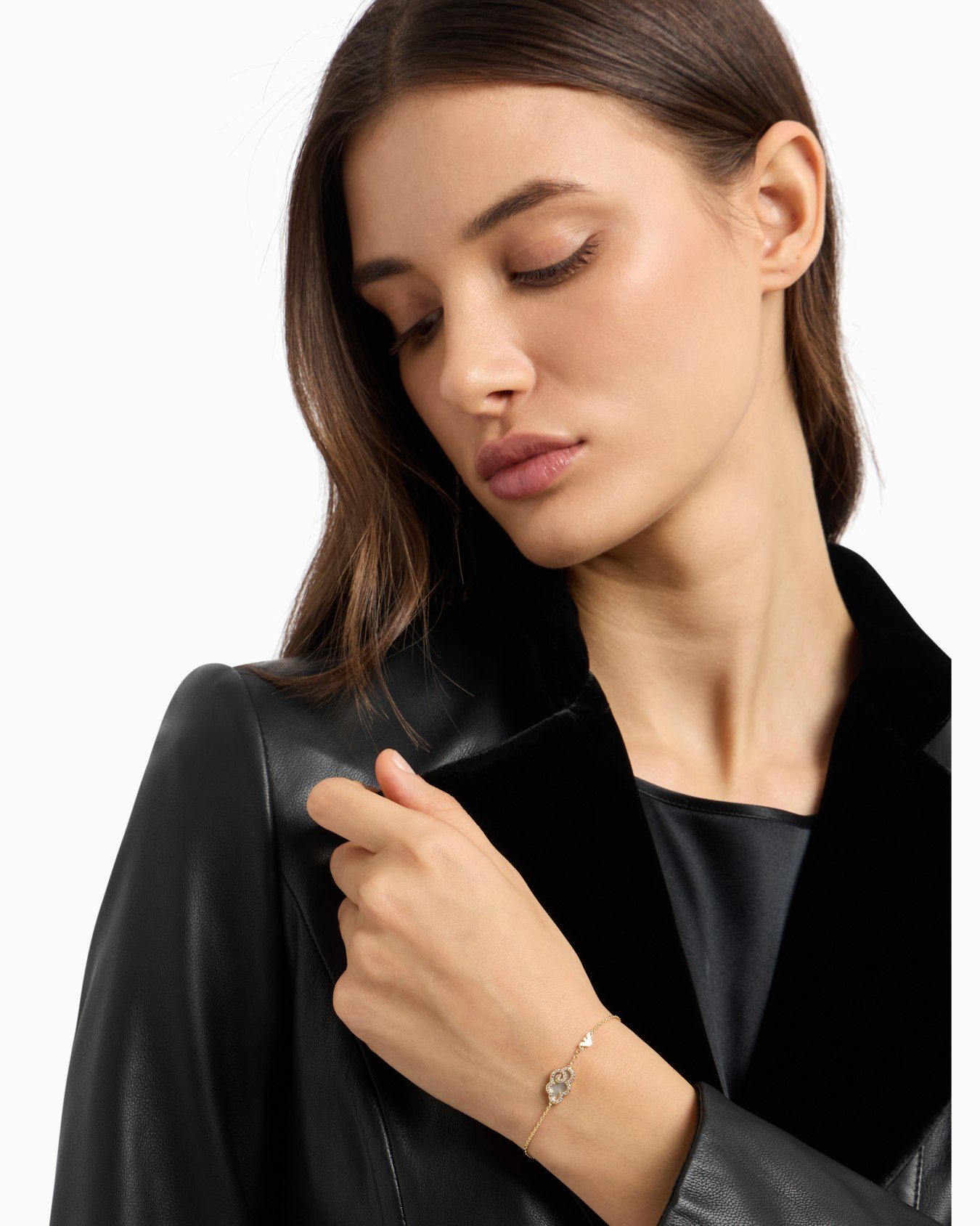  Bracelet à composants en laiton doré Diapositive 3