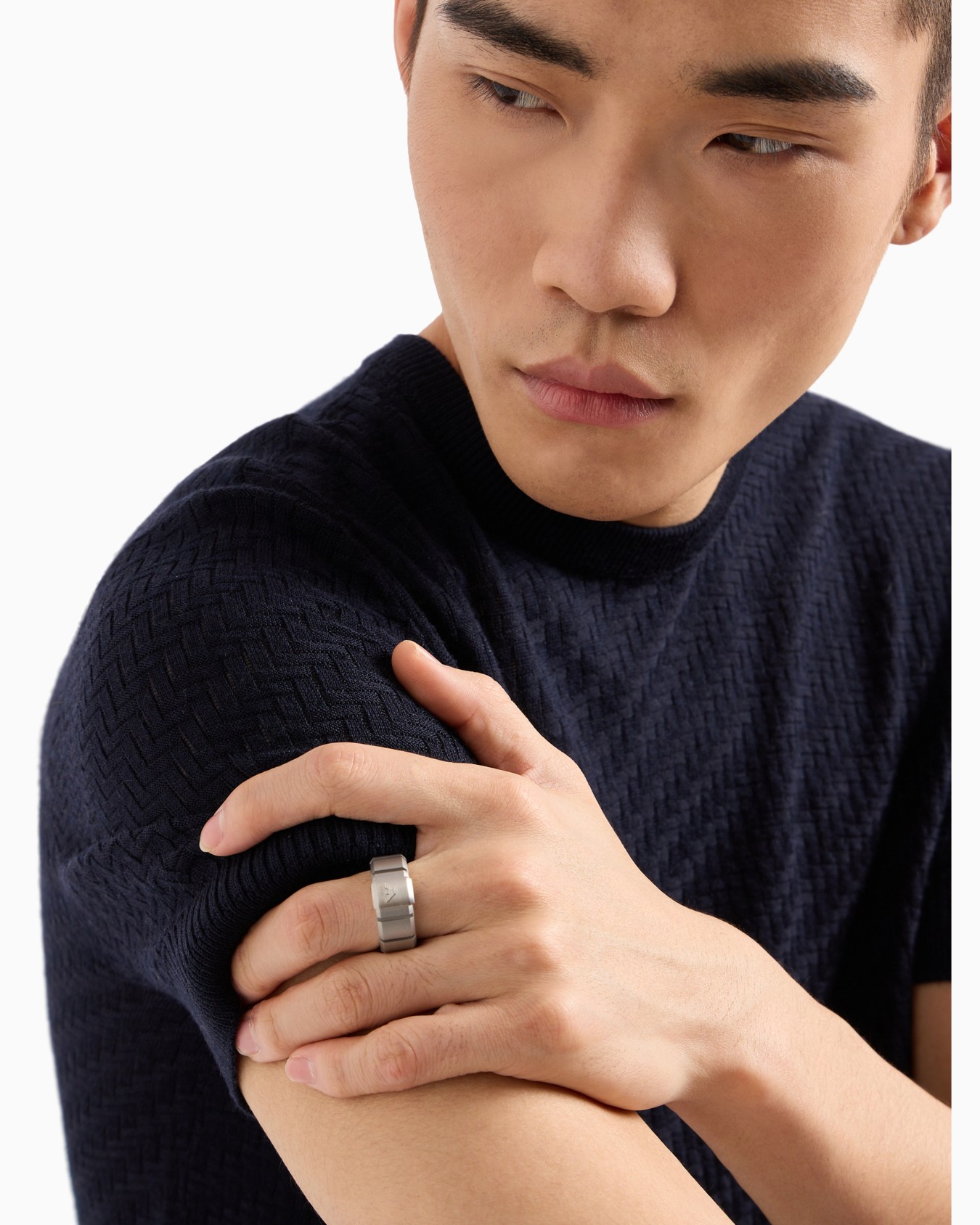 Stainless Steel Band Ring Slide 3