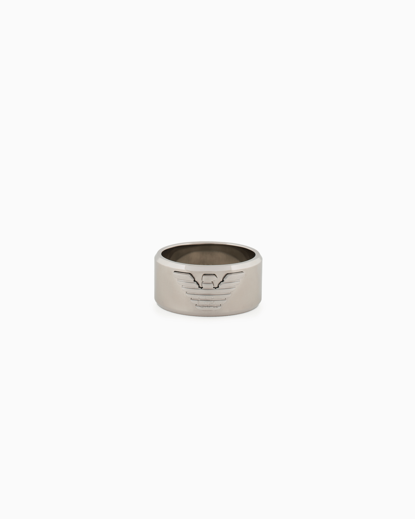 Anillo liso de acero inoxidable Diapositiva 0
