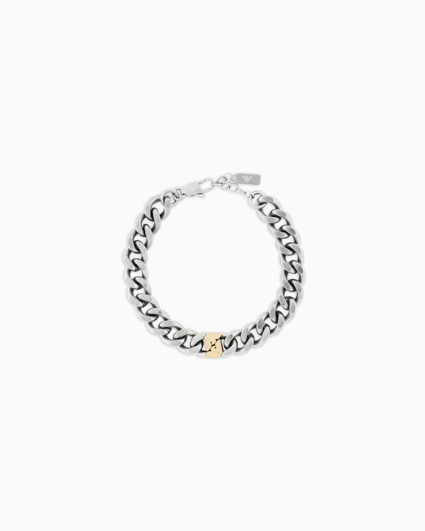 Emporio Armani Two-Tone Stainless Steel Chain Bracelet Slide 0