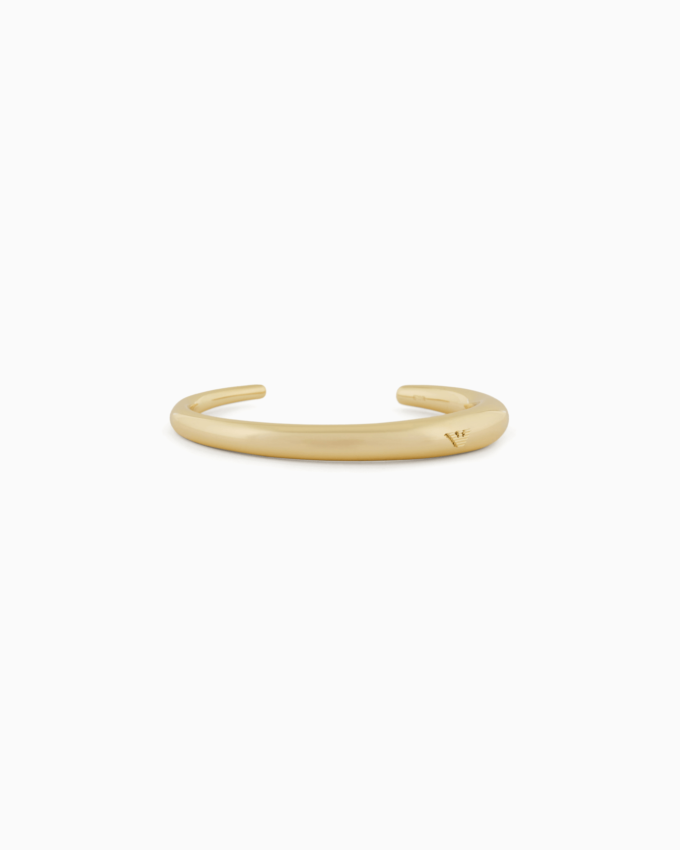  Gold-Tone Brass Cuff Bracelet Slide 0
