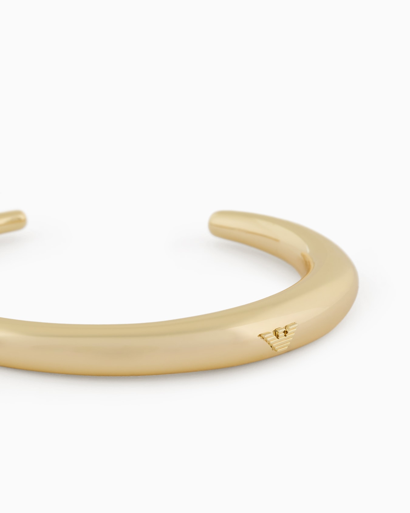  Gold-Tone Brass Cuff Bracelet Slide 2