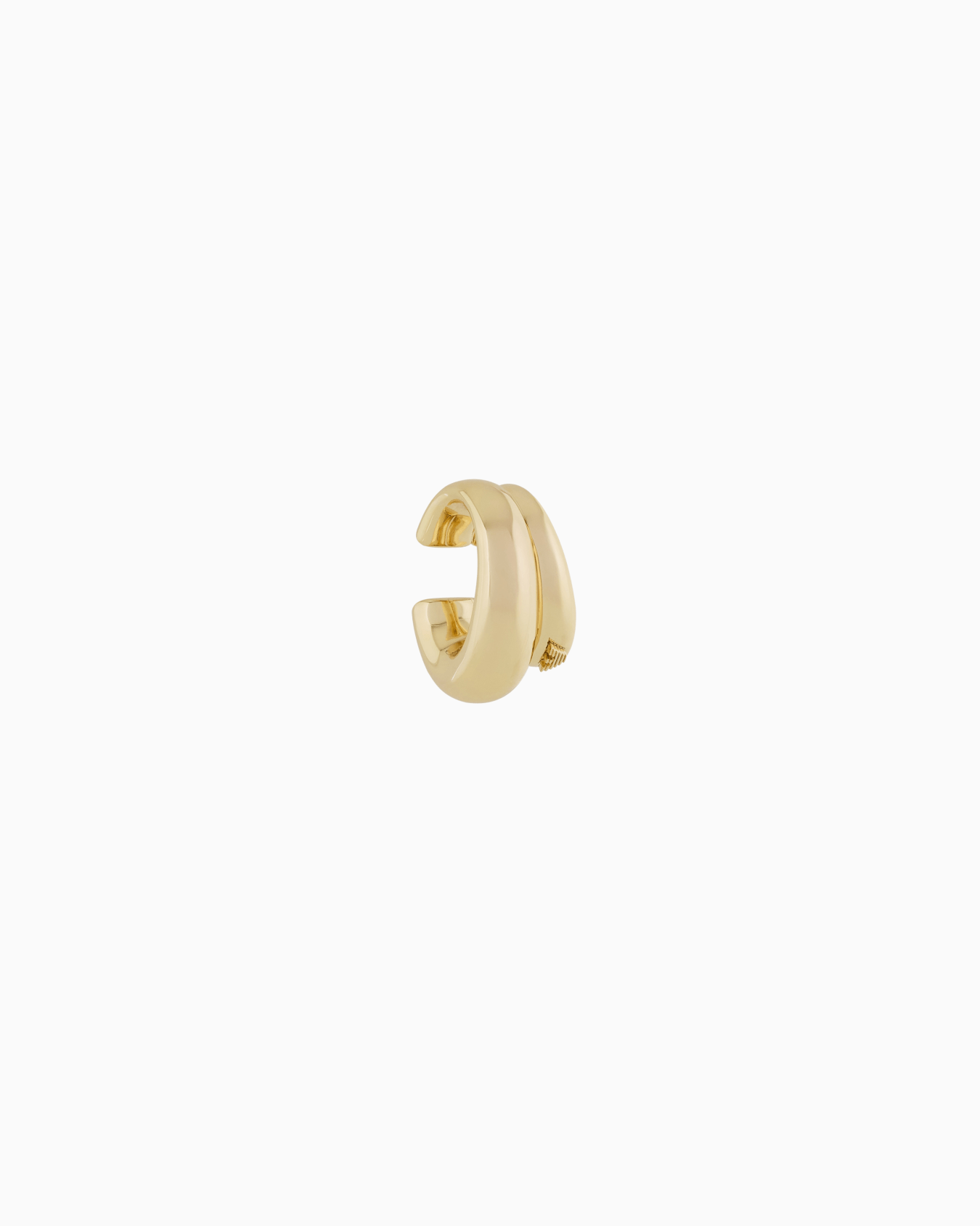  Gold-Tone Brass Cuff Earring Slide 0
