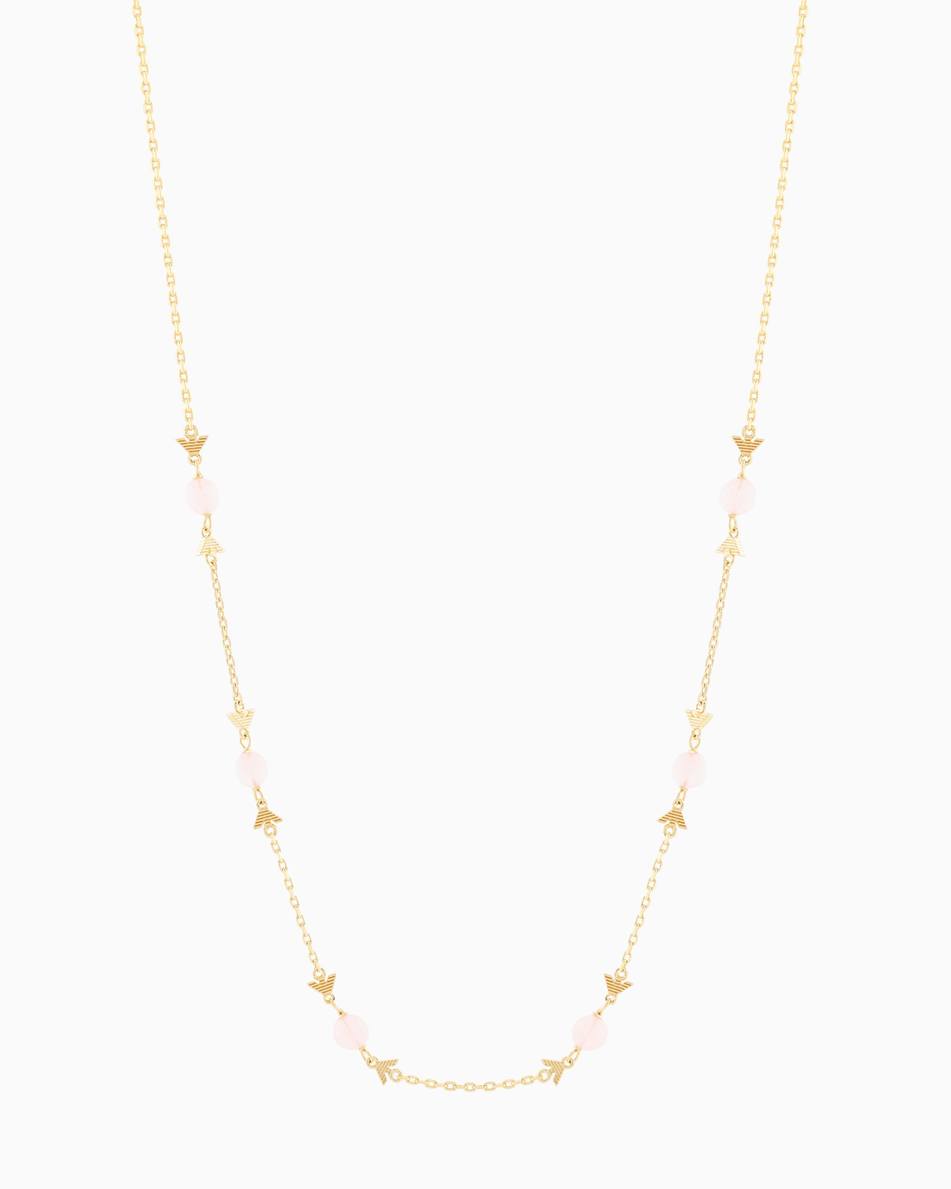 Glieder-Kette aus goldfarbenem Messing Folie 0