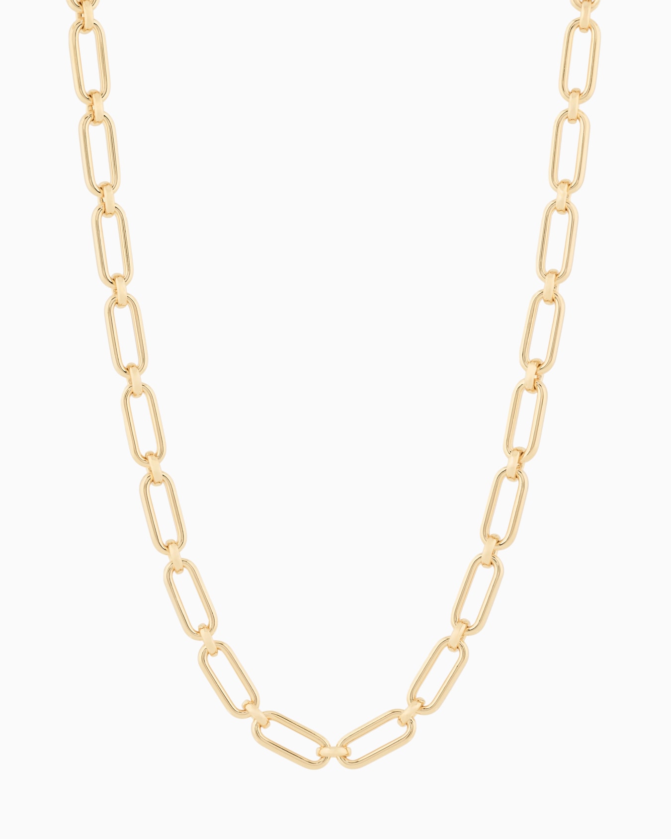 Collar de cadena de latón dorado con colgantes Diapositiva 0