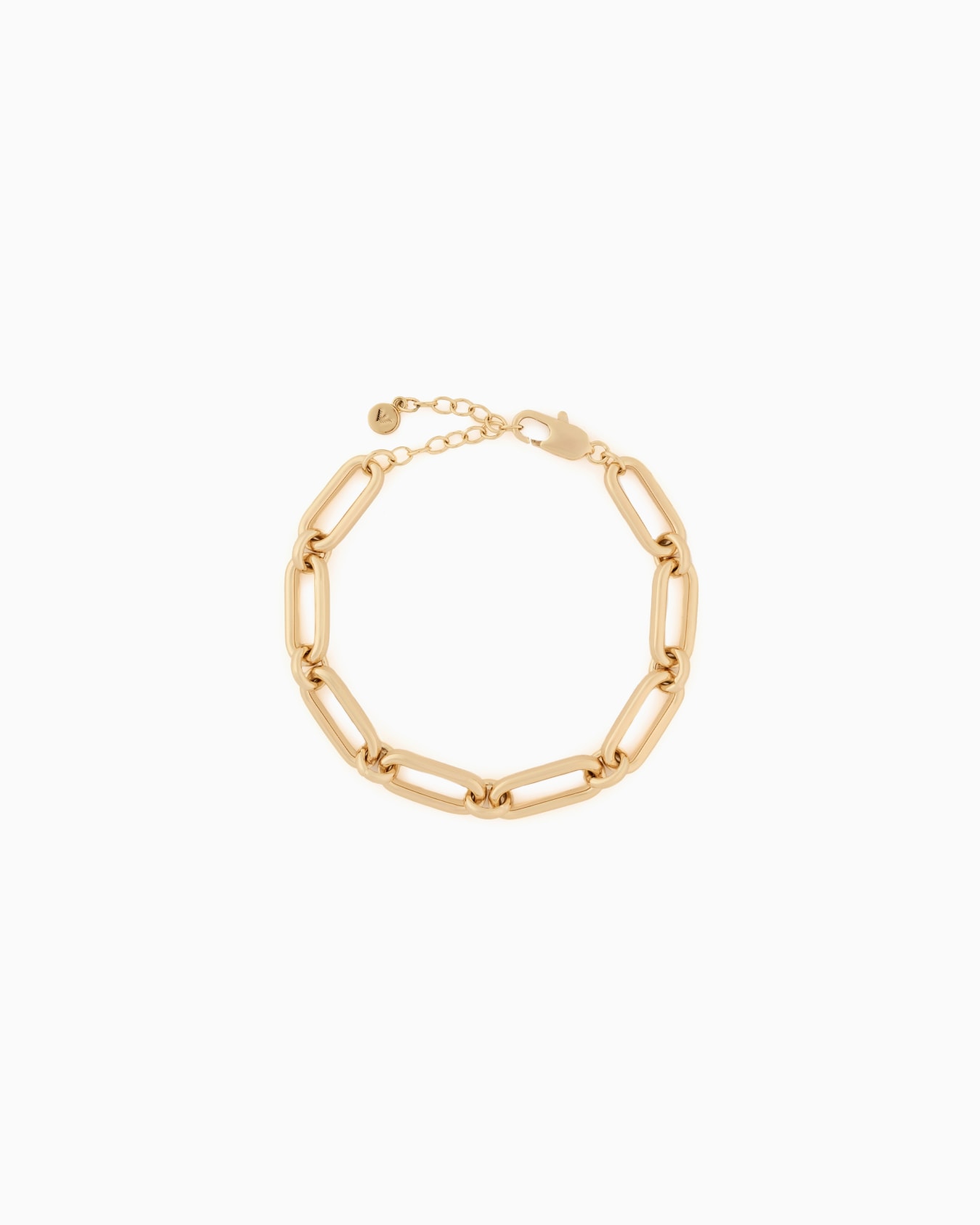 Pulsera de cadena con colgantes de latón dorado Diapositiva 0
