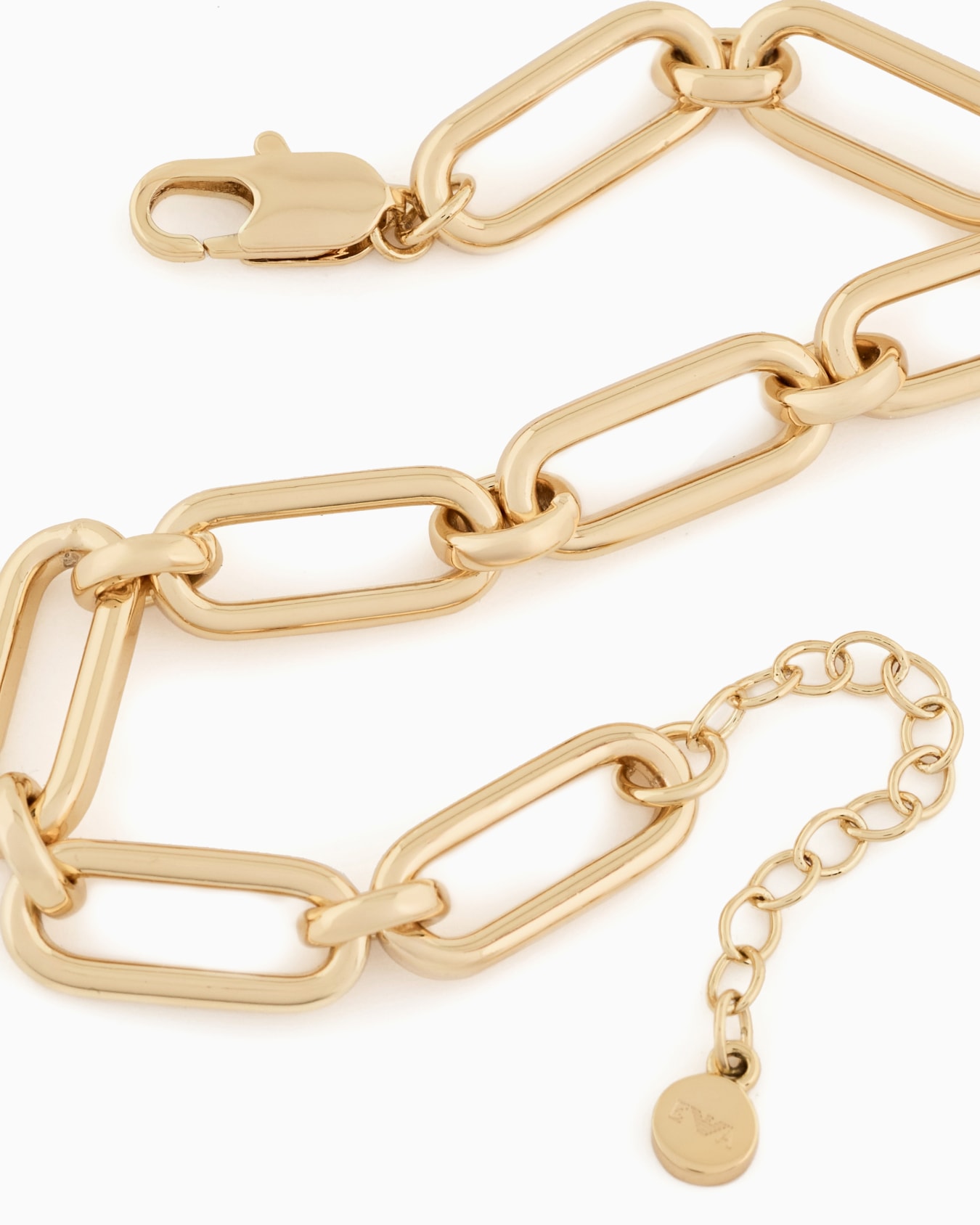Pulsera de cadena con colgantes de latón dorado Diapositiva 1