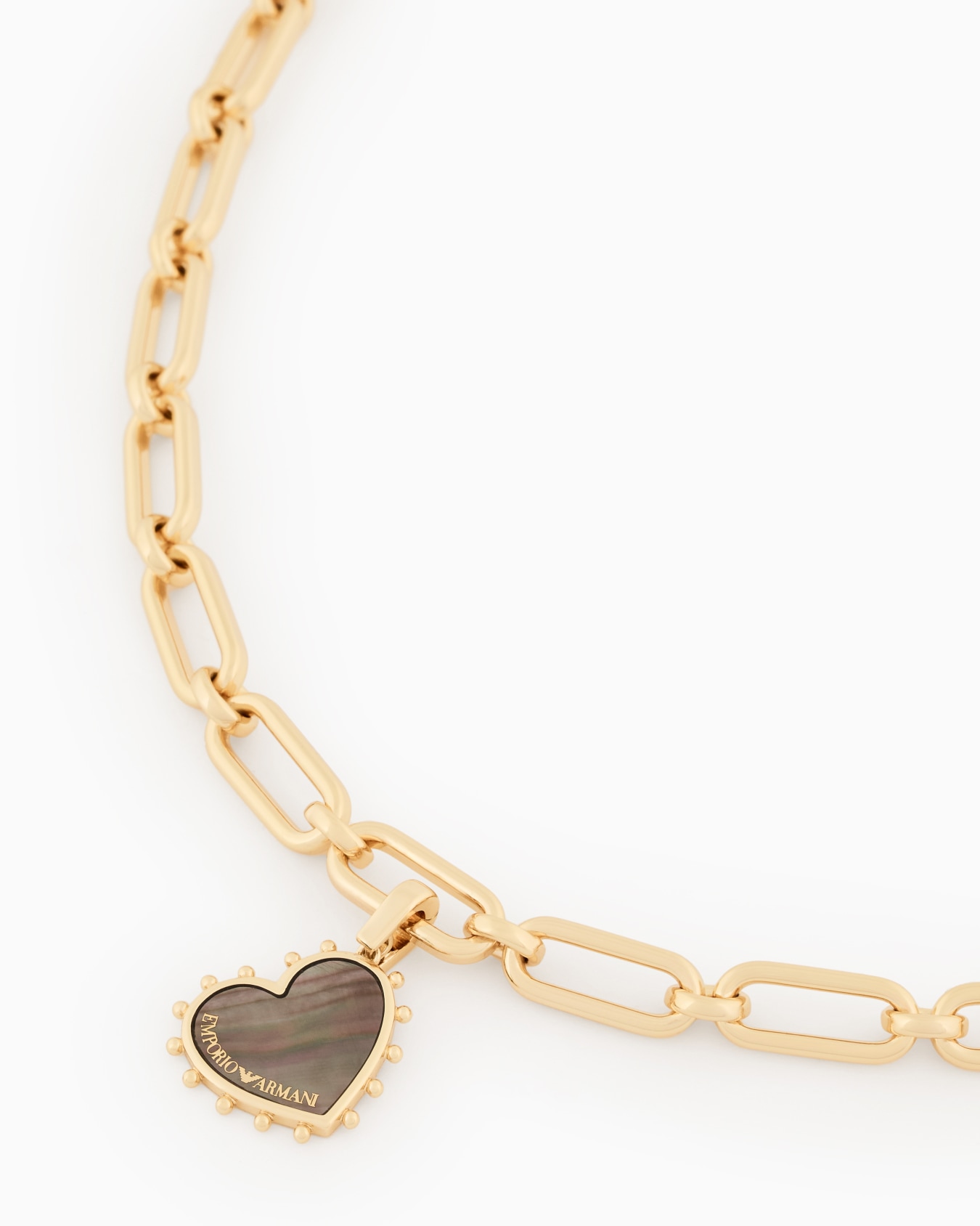 Pendentif en nacre couleur or Diapositive 1