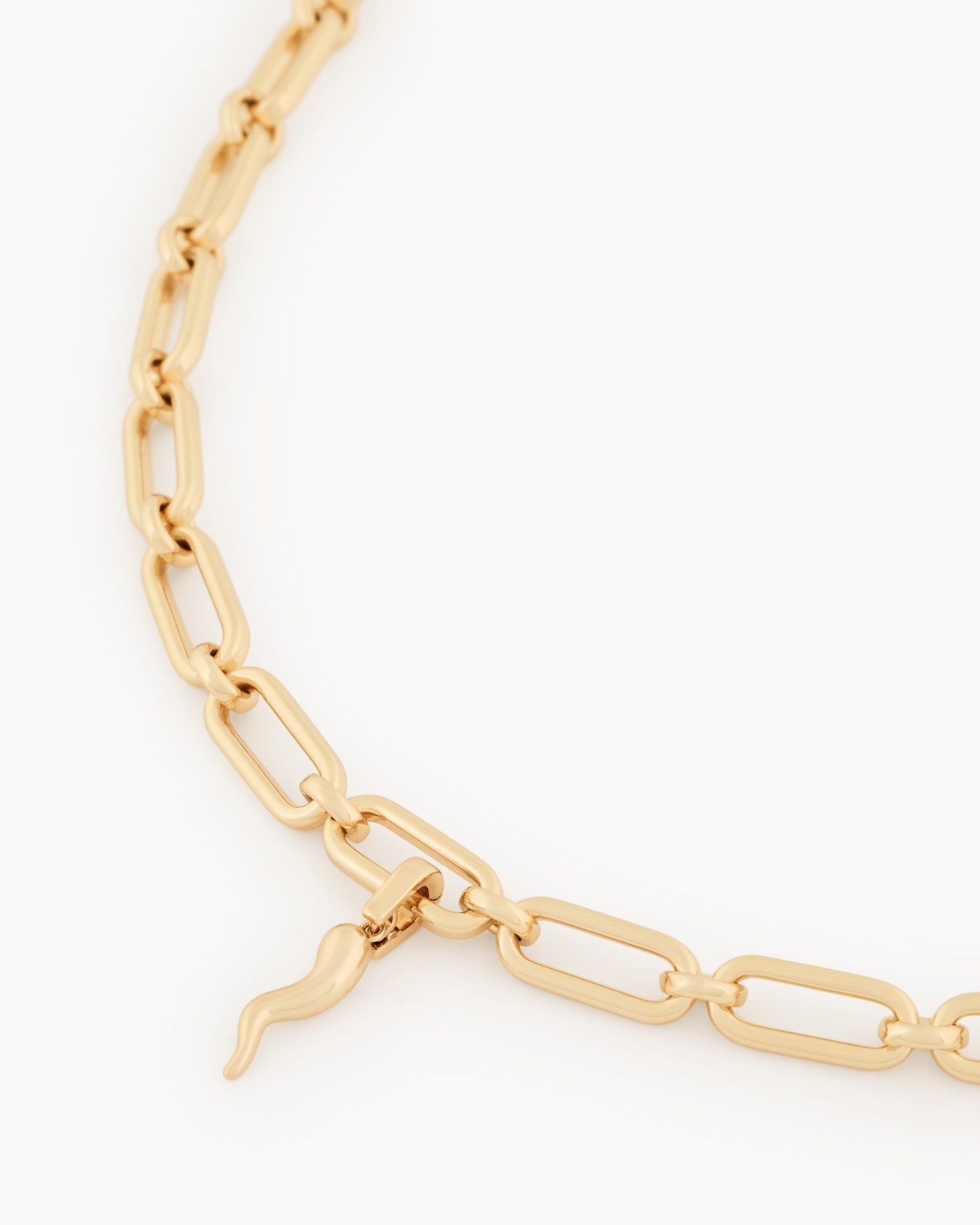 Emporio Armani Gold-Tone Brass Charm Slide 1