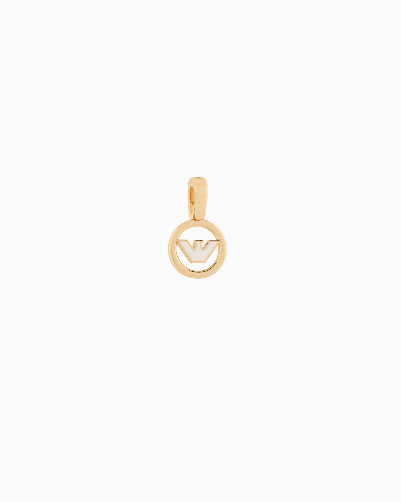 Emporio Armani White Brass Charm Slide 0