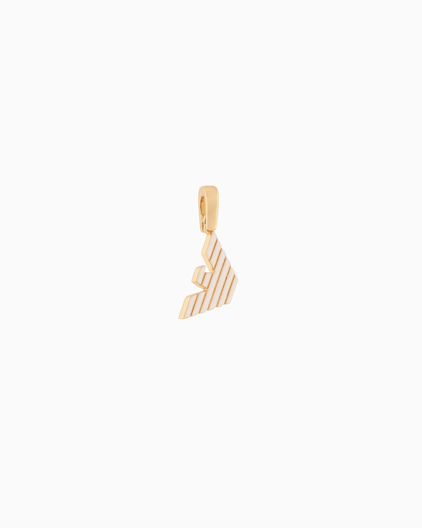 Emporio Armani Gold-Tone Brass Charm Slide 0