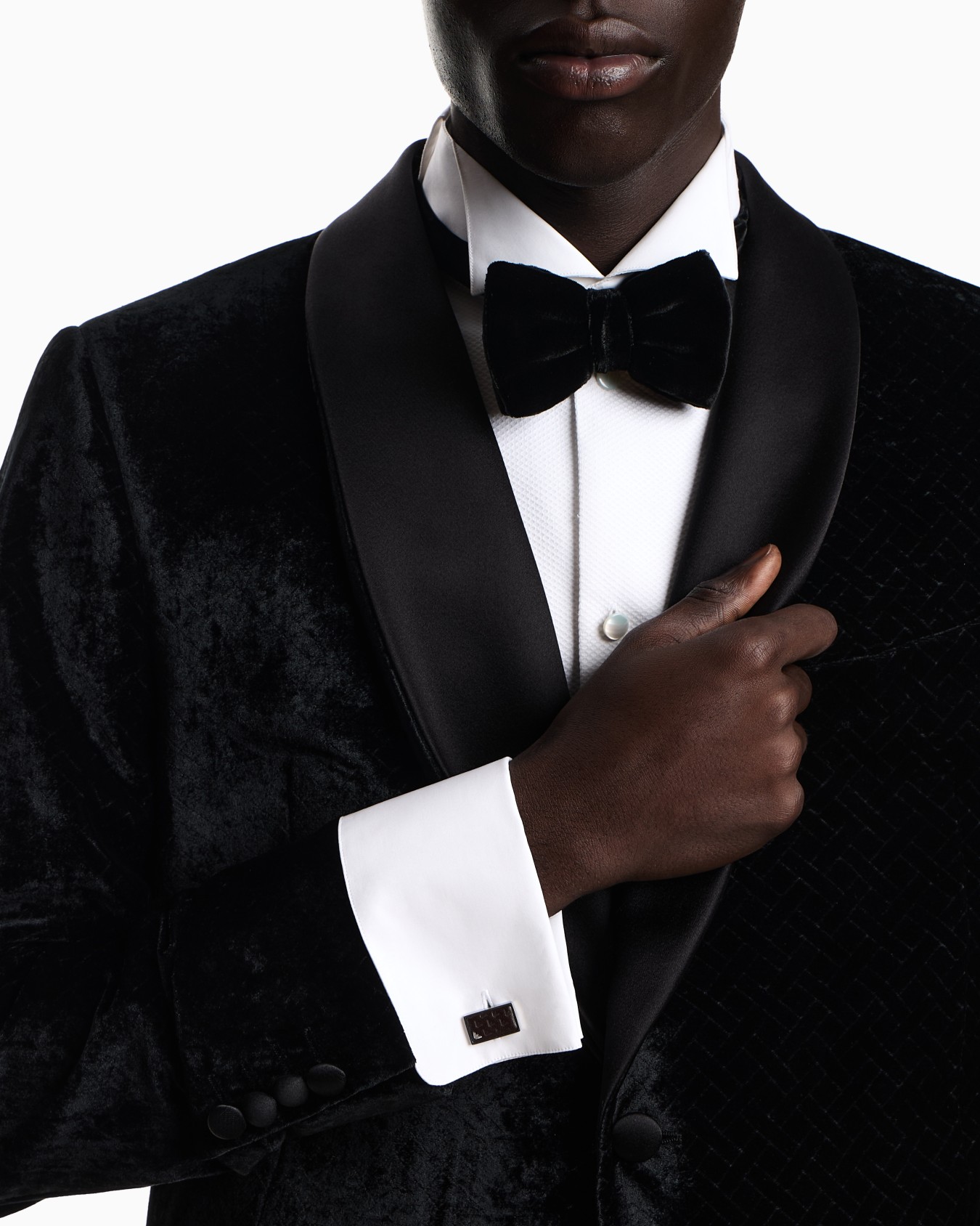 カフリンク ステンレススチール シルバートーン スライドする 1