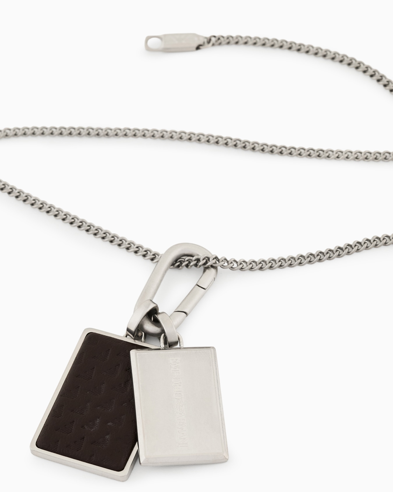 Collar con placas de acero inoxidable Diapositiva 2