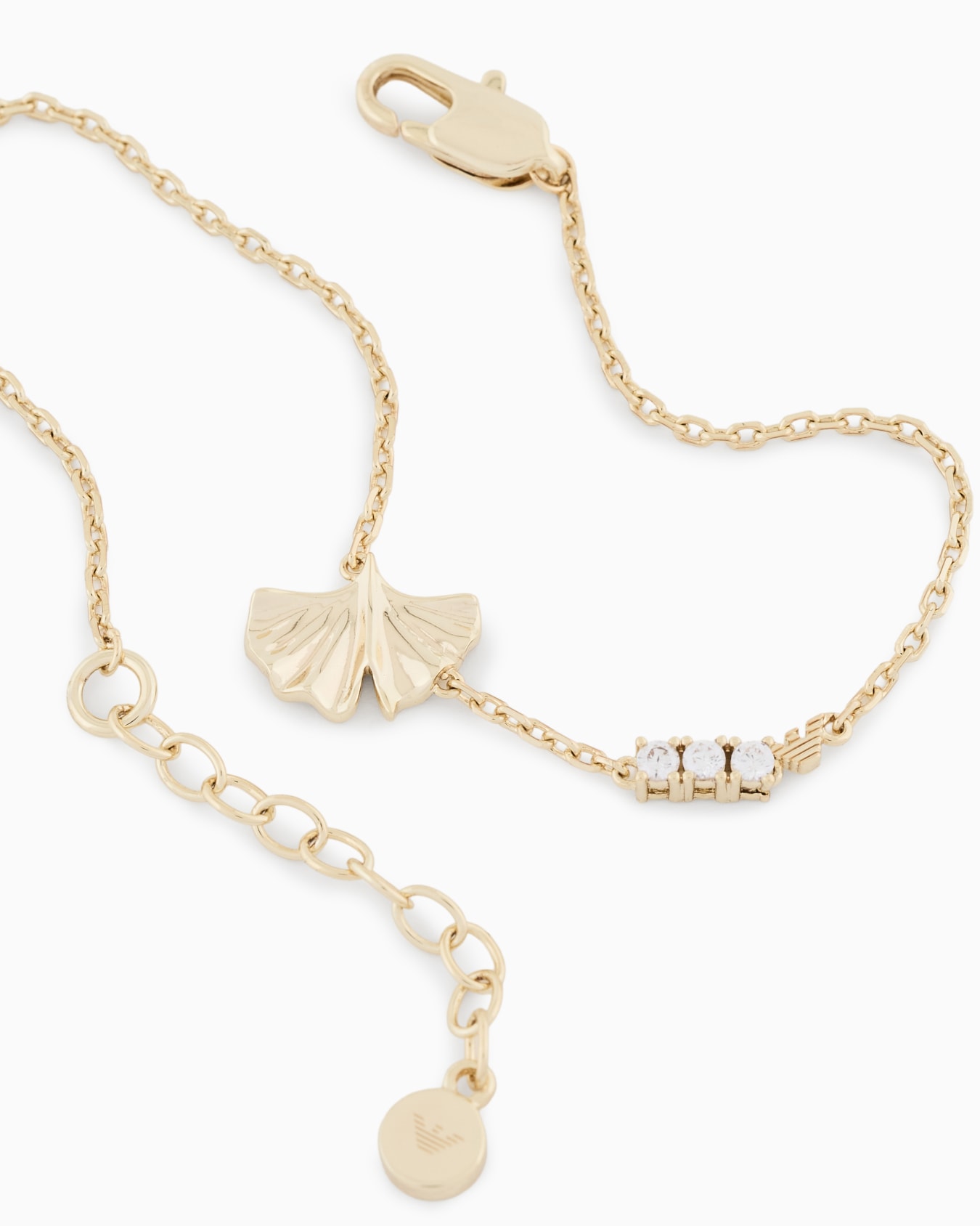  Gold-Tone Brass ID Bracelet Slide 2
