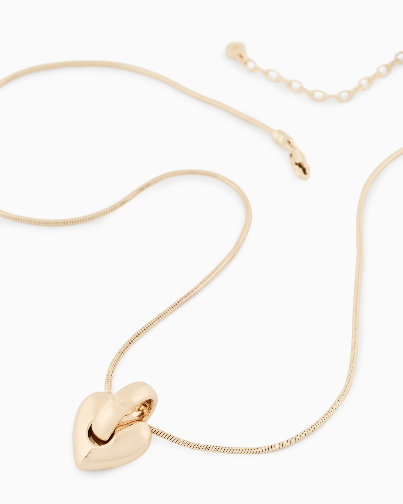  Gold-Tone Brass Pendant Necklace Slide 2