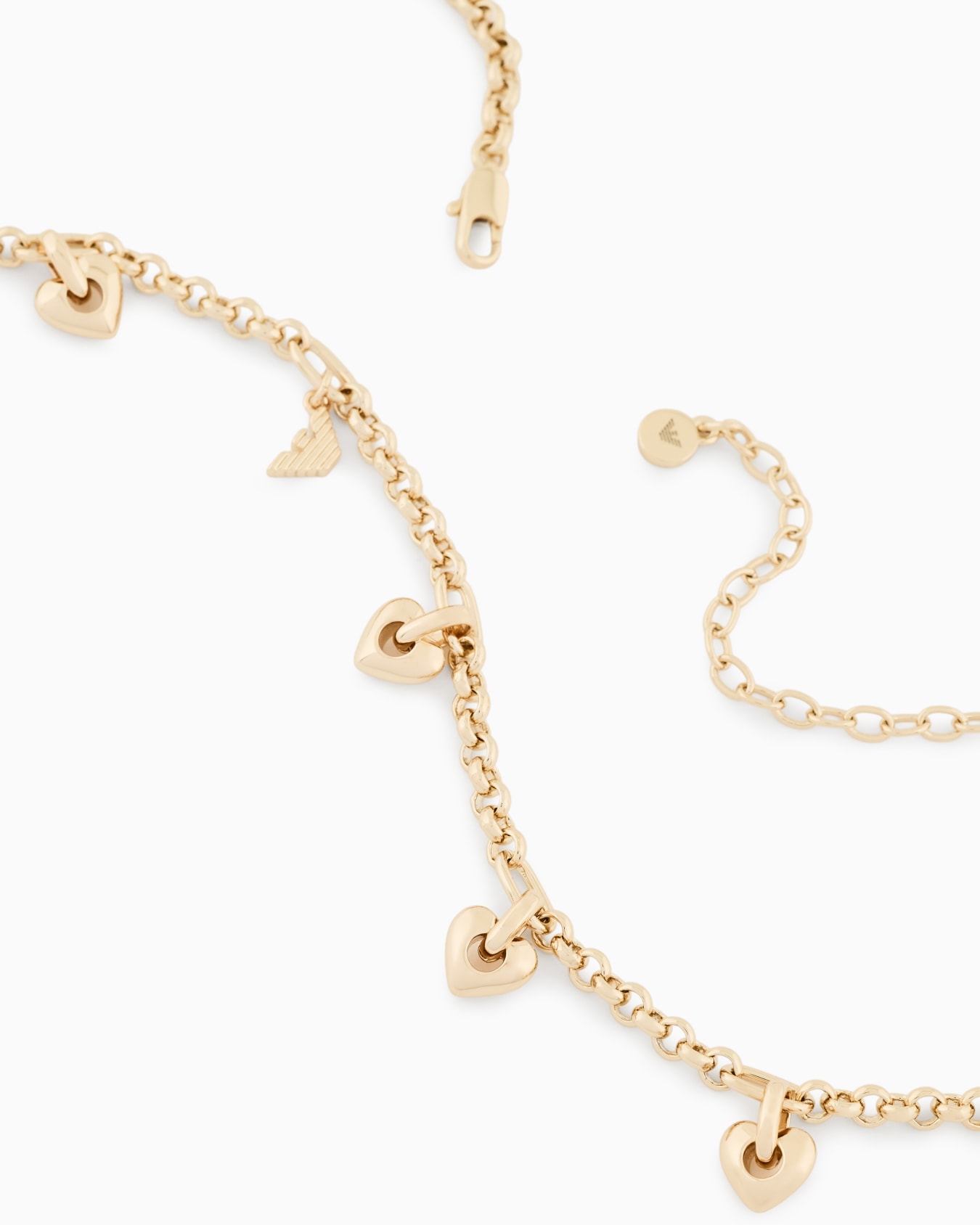 Collier avec pendentif en laiton couleur or Diapositive 2