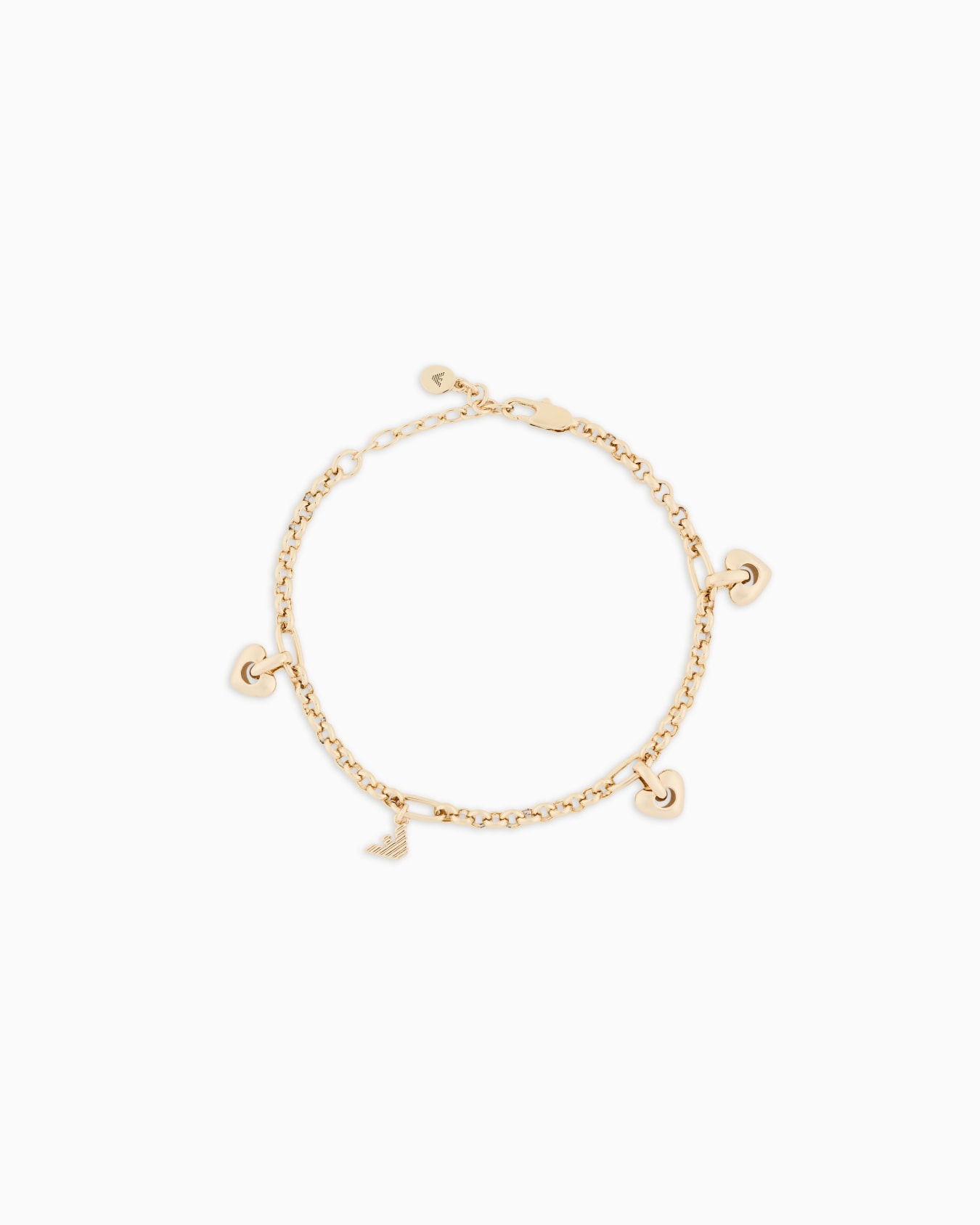 Bracelet en laiton couleur or Diapositive 0