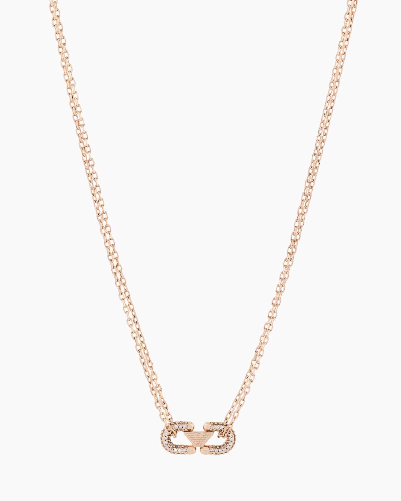 Collar de latón color oro rosa Diapositiva 0