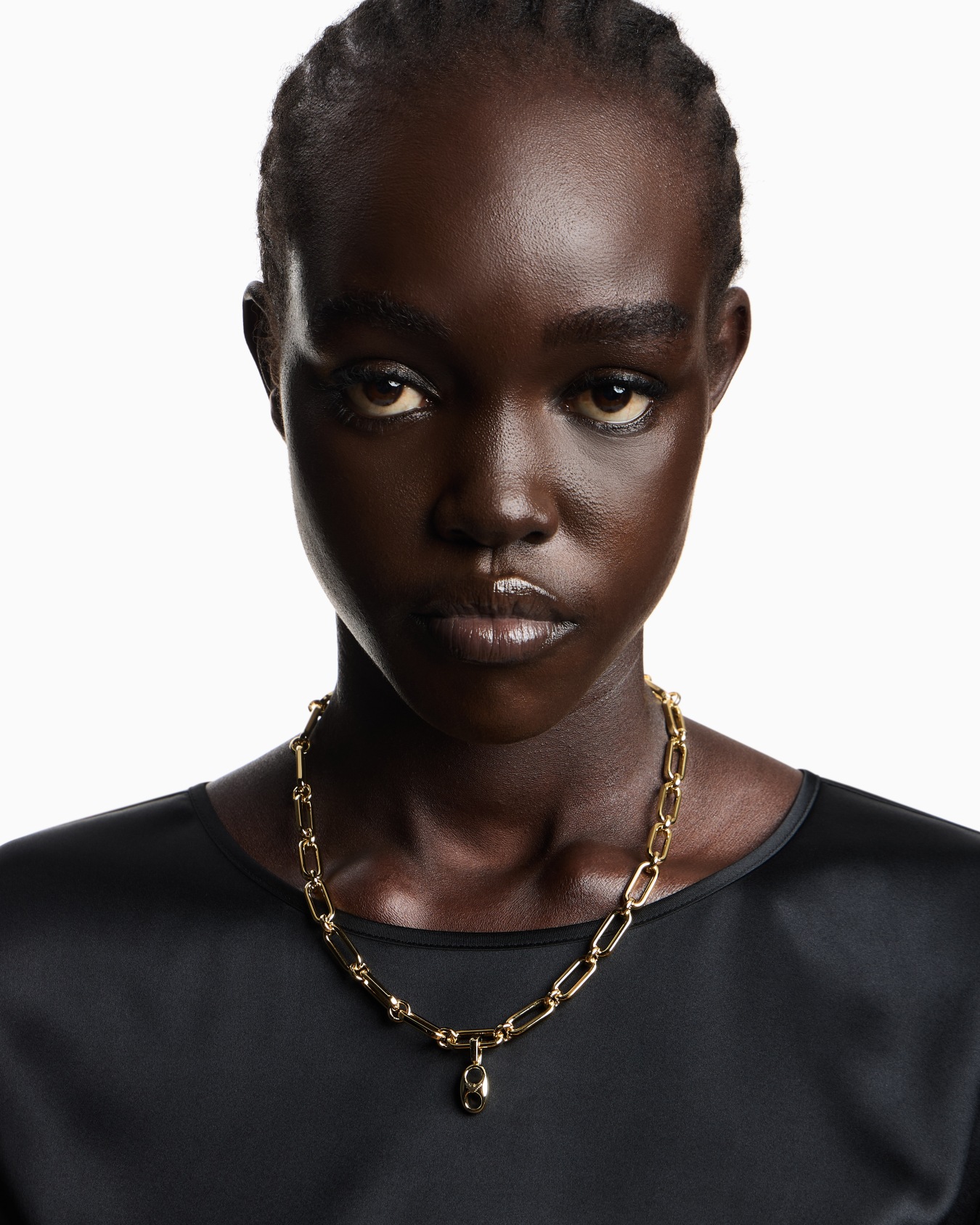 エンポリオ アルマーニ チャーム ゴールドトーンブラス スライドする 1