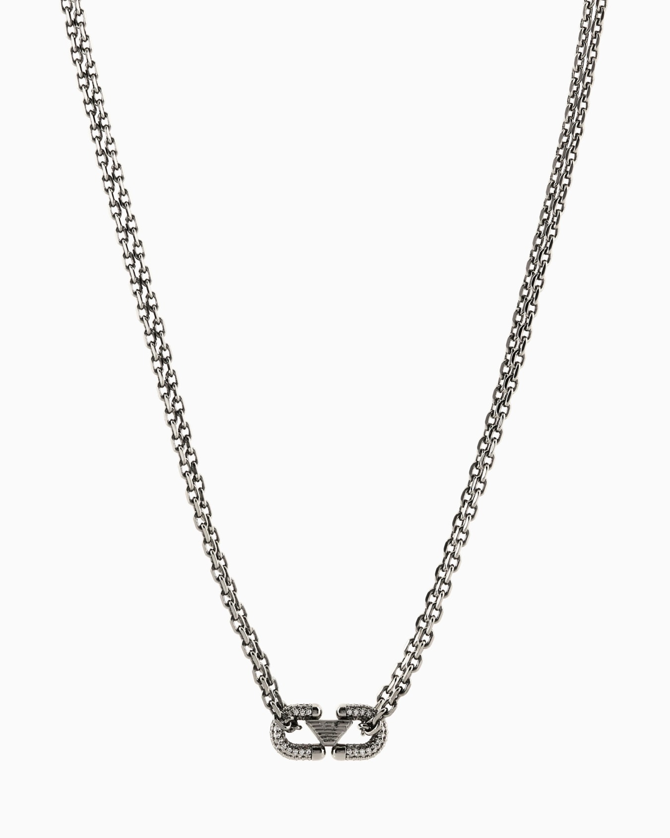 Collana in ottone color canna di fucile Slide 0