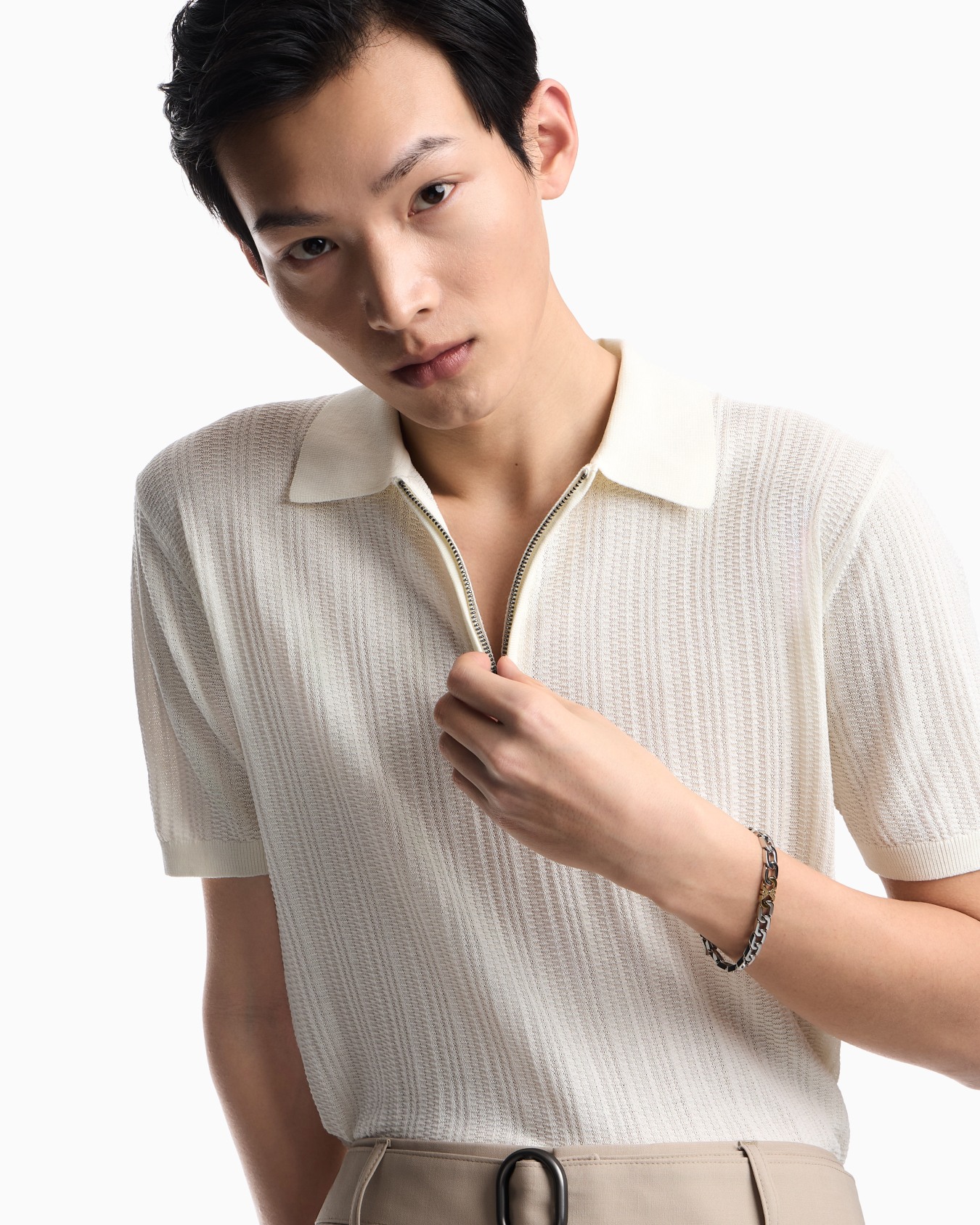 チェーンブレスレット ステンレススチール スライドする 1