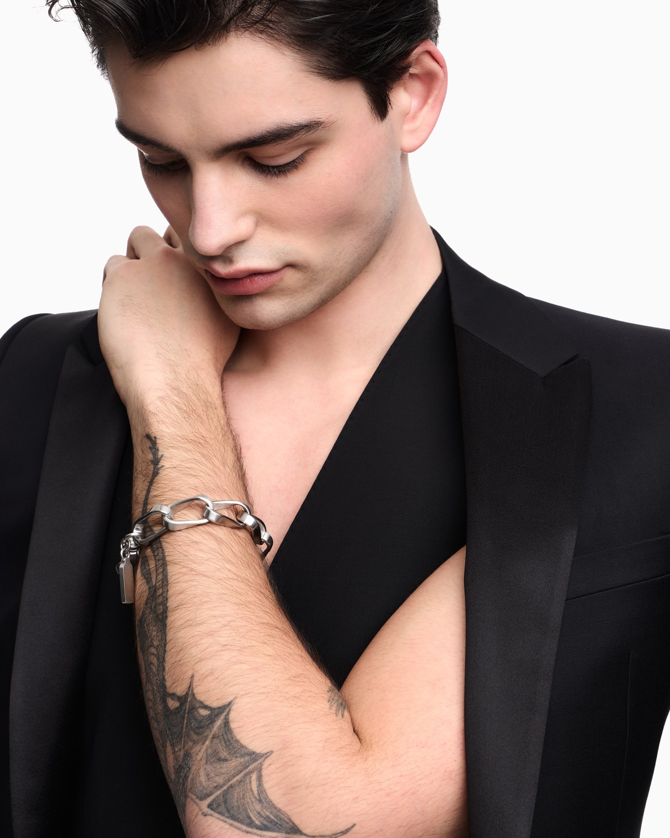  チェーンブレスレット ステンレススチール スライドする 1