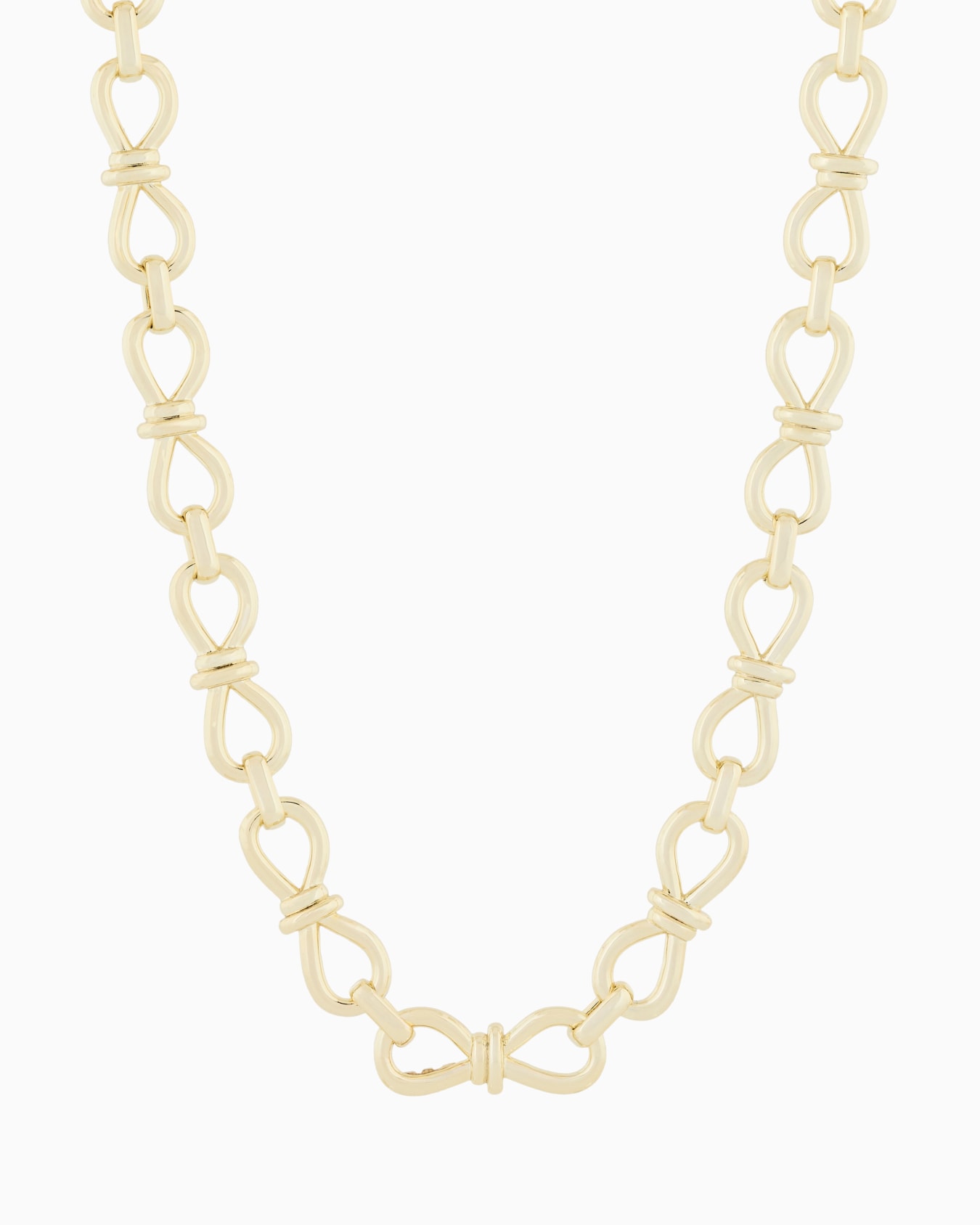 チェーンネックレス ゴールドトーンブラス スライドする 0