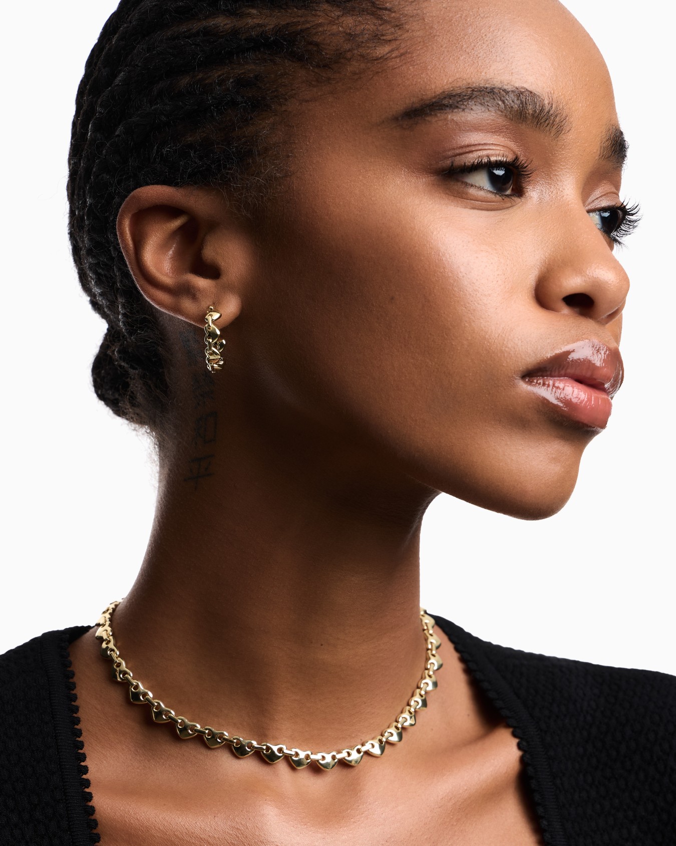  Heart Hoop Earrings Slide 1