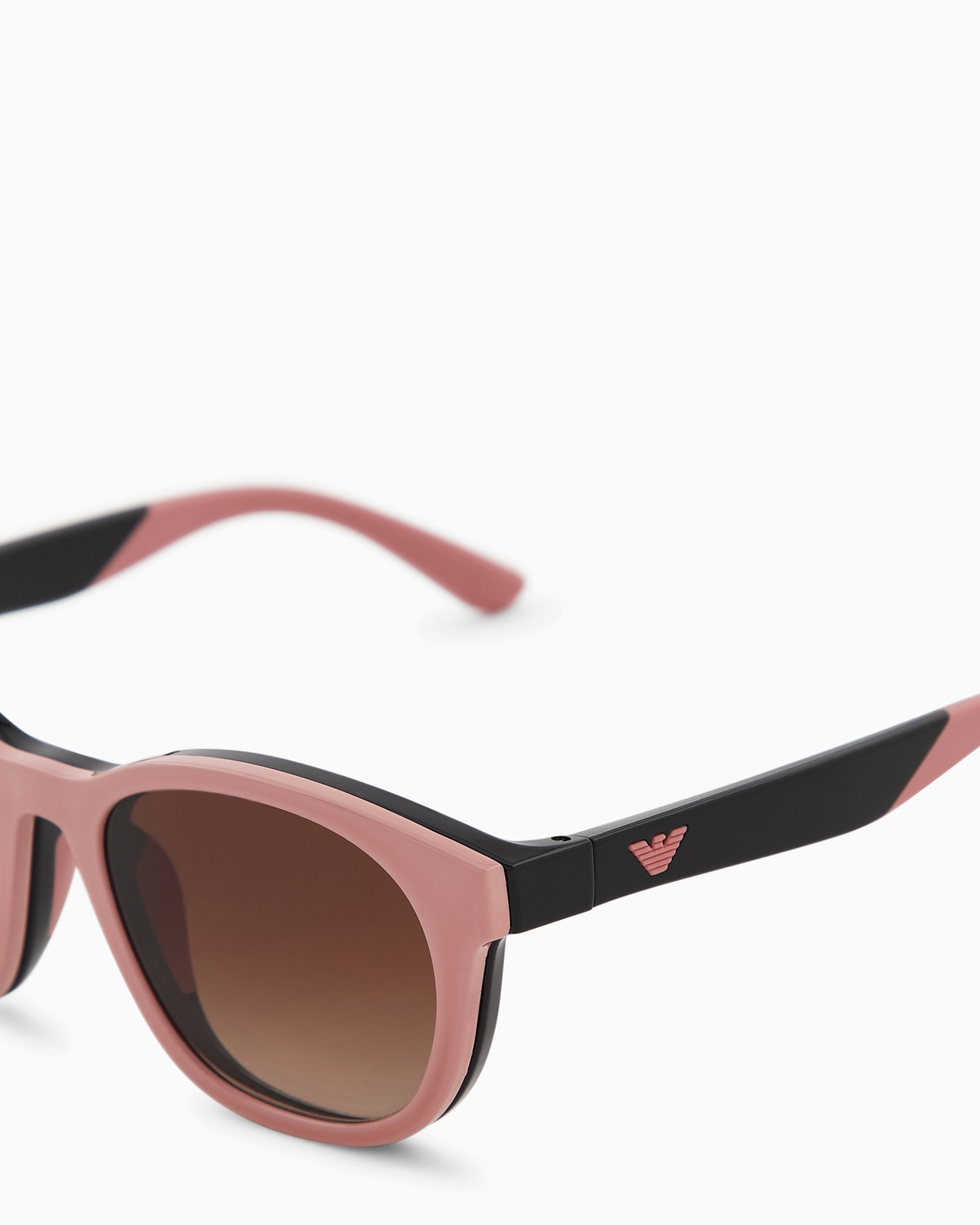 Panto-shaped junior sunglasses with clip-on lenses Slide 4