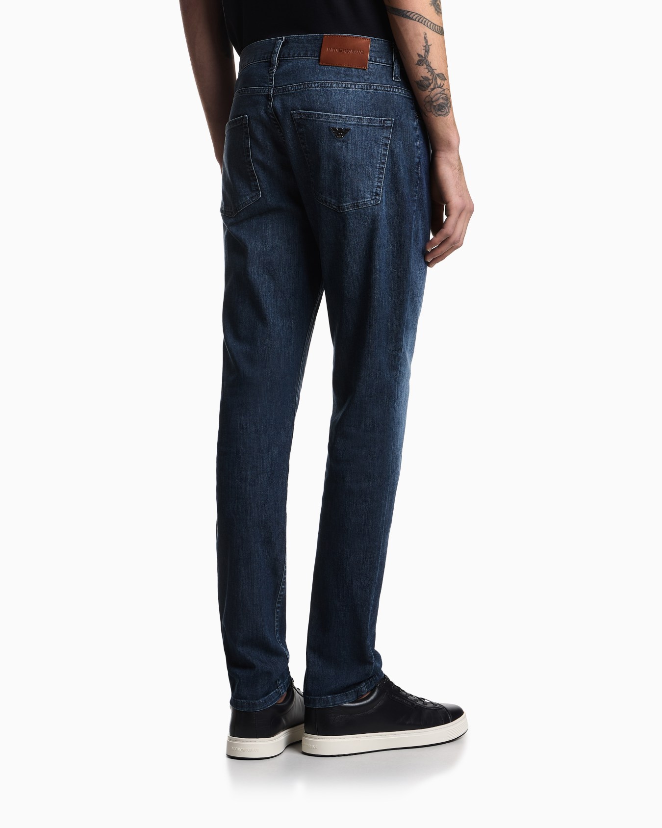 J05 regular-fit, lightly worn-look 8-oz denim jeans Slide 2