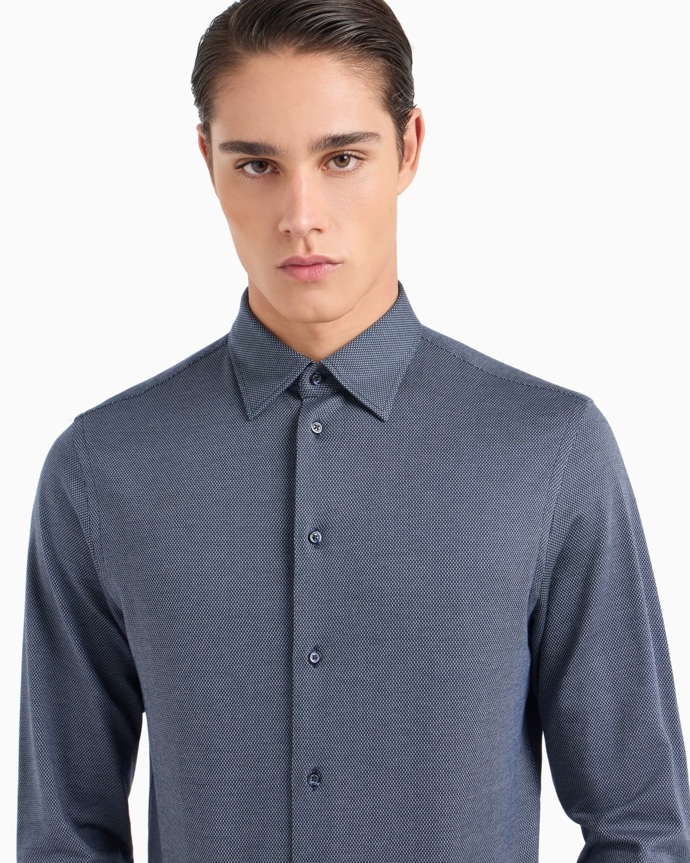 Lisle armure jersey shirt Slide 4