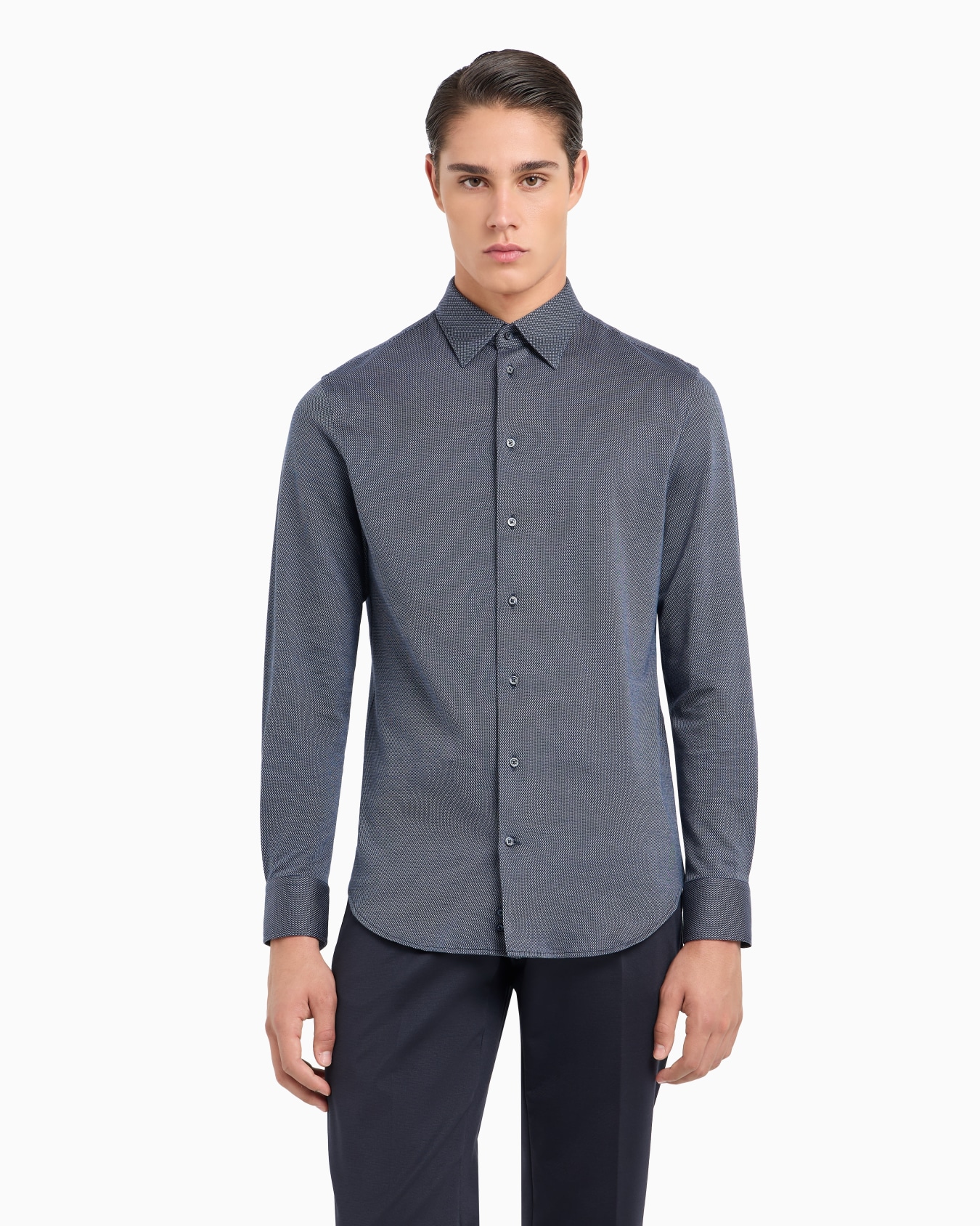 Lisle armure jersey shirt Slide 1