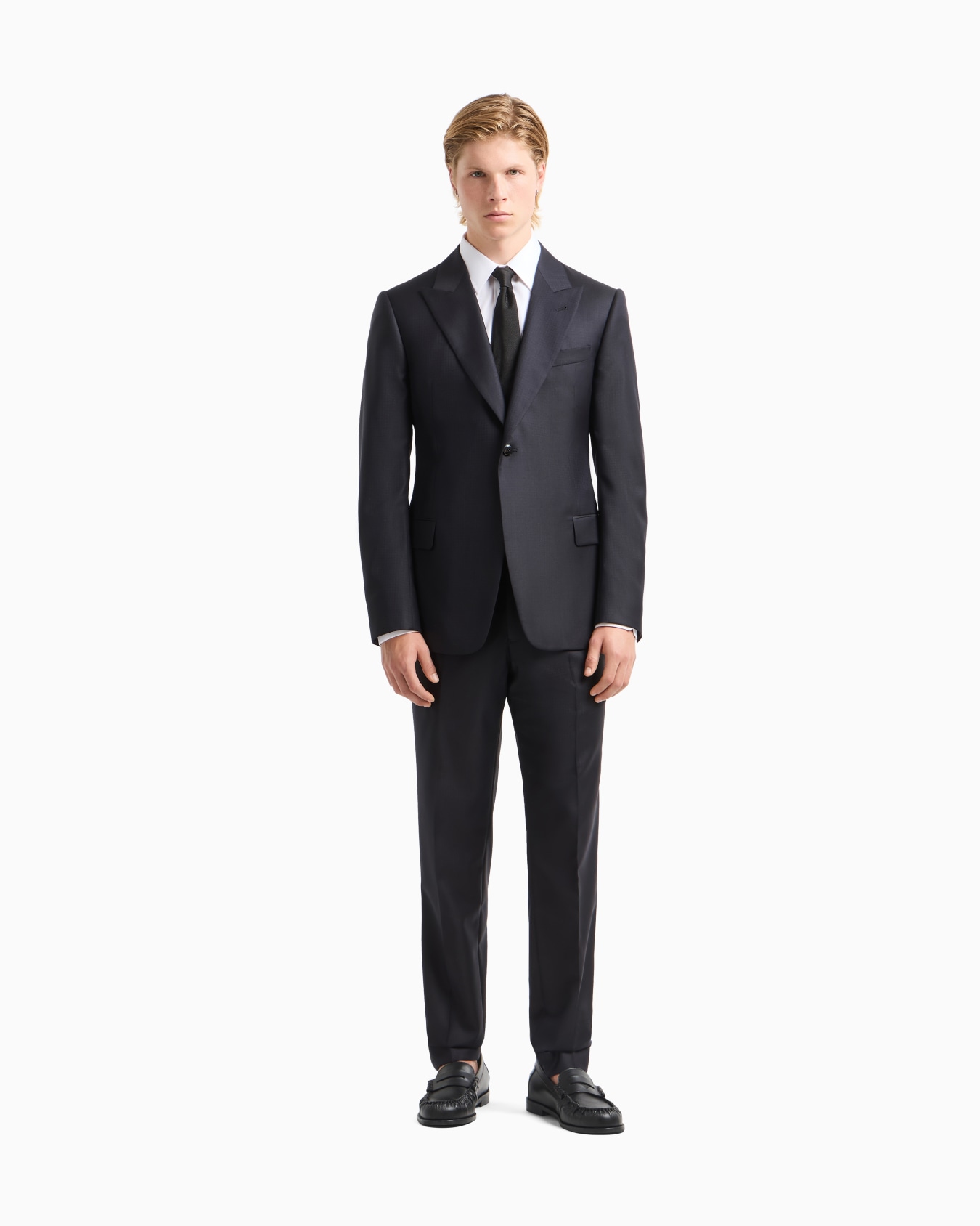 Chemise en coton micro armuré avec finition douce Diapositive 1