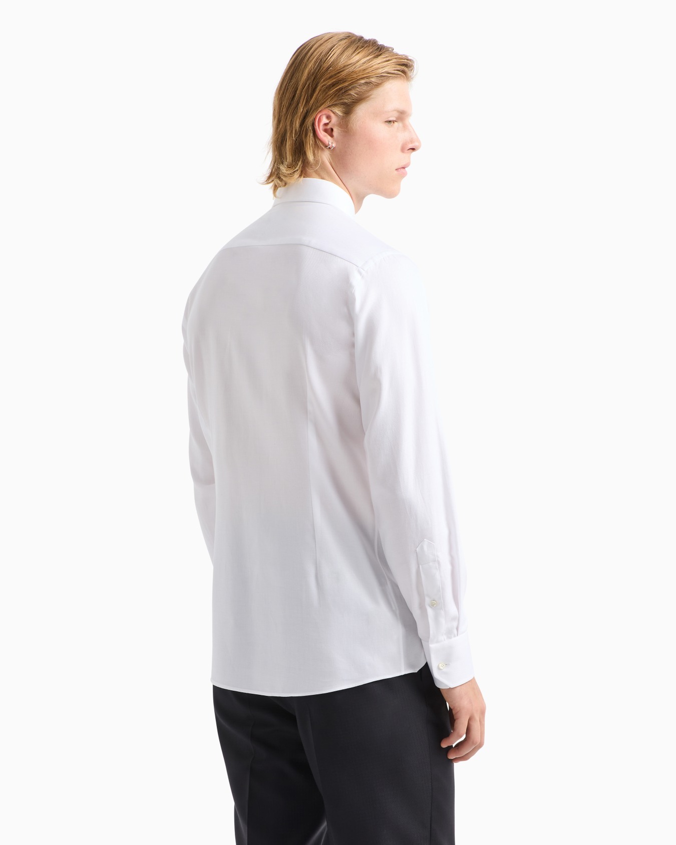 Chemise en coton micro armuré avec finition douce Diapositive 2