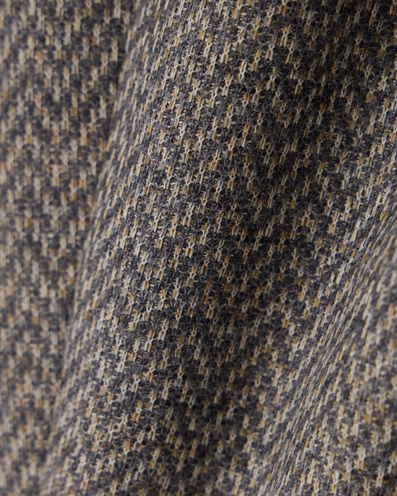 Unlined blazer in bonded jersey chevron with virgin wool Slide 2